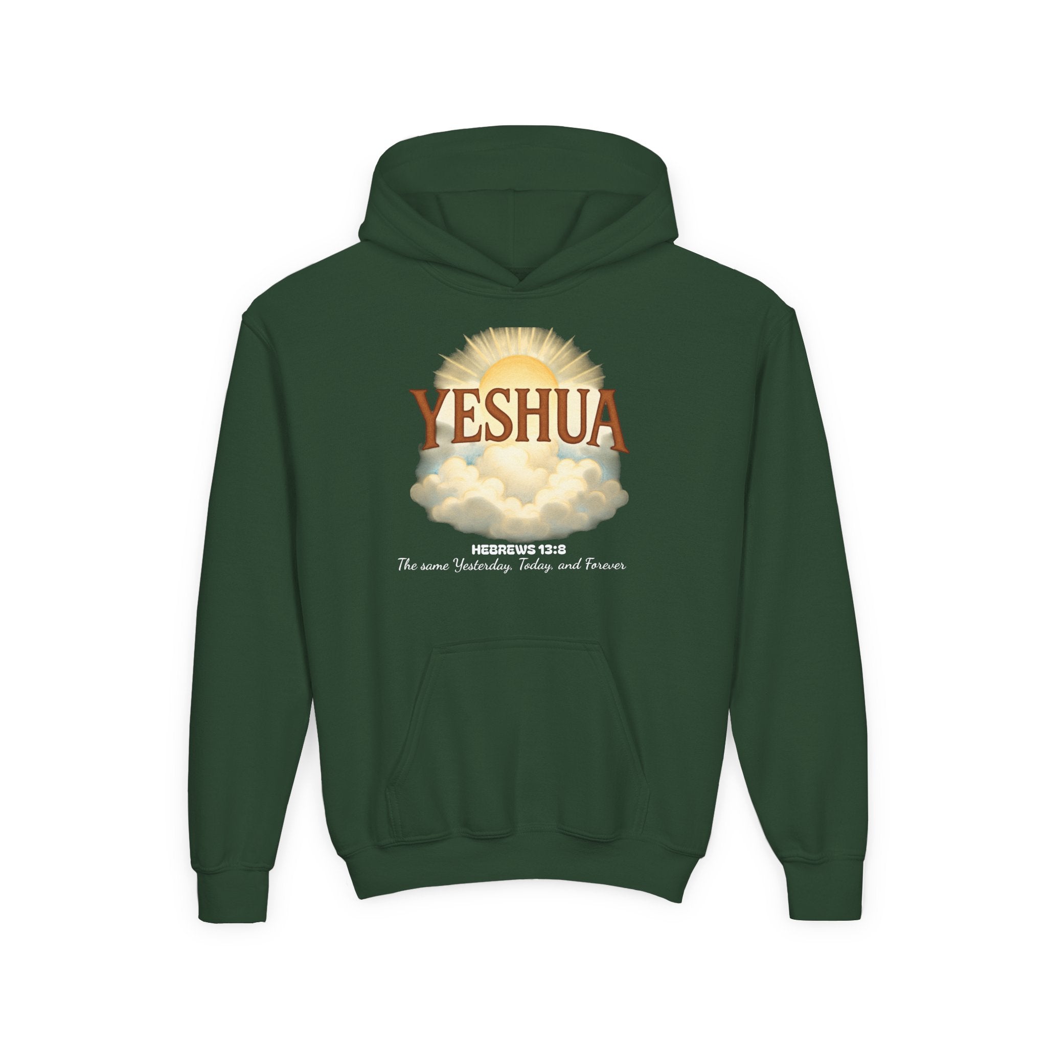 YESHUA Heb. 13:8 KIDS Hoodie