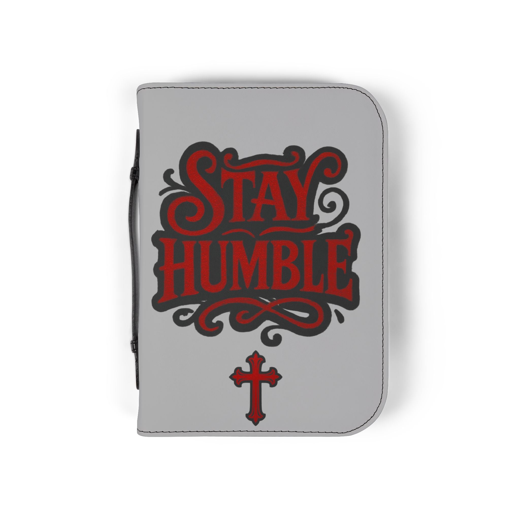 STAY HUMBLE Bible Cover - Gray