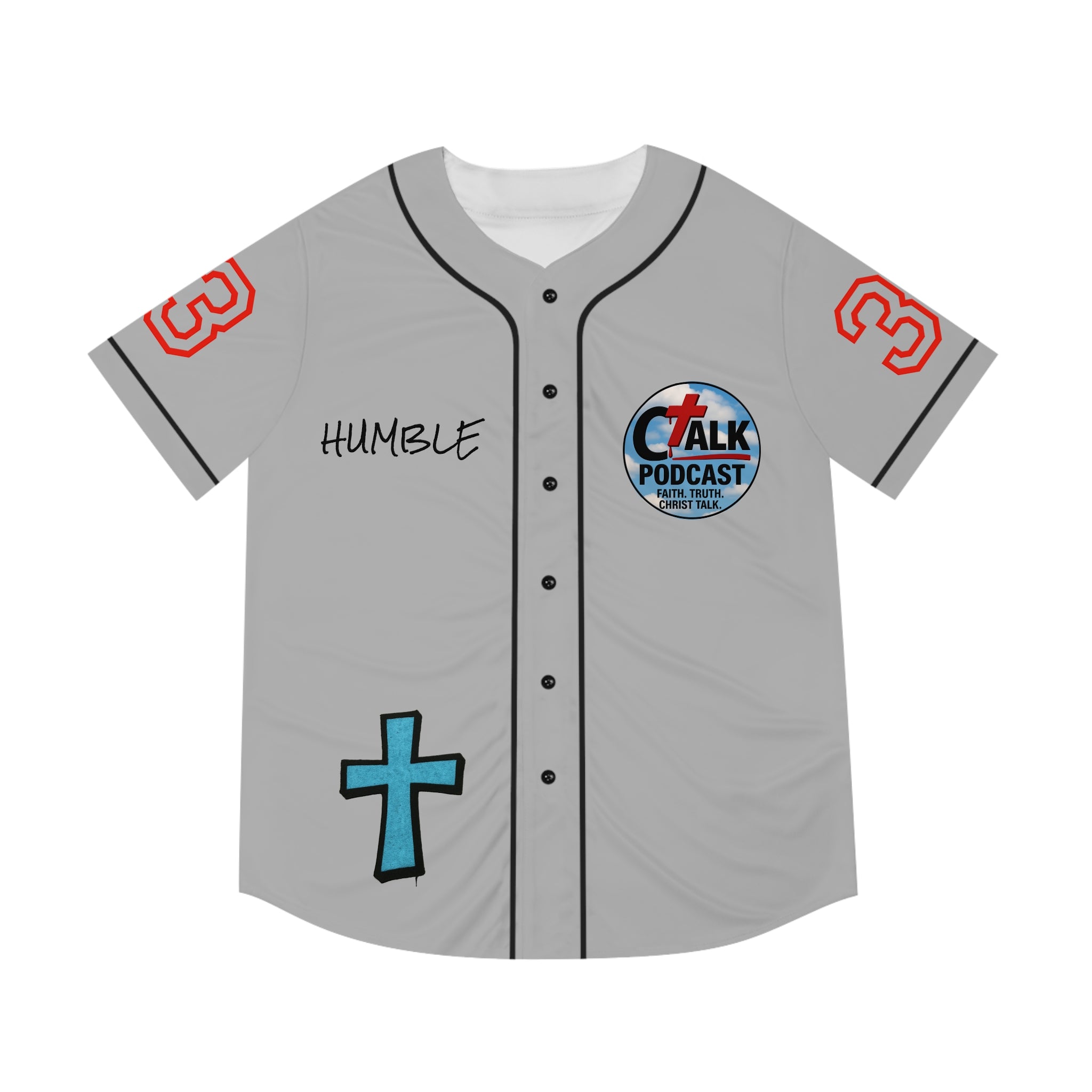 BLUE Team Jesus Baseball Jersey