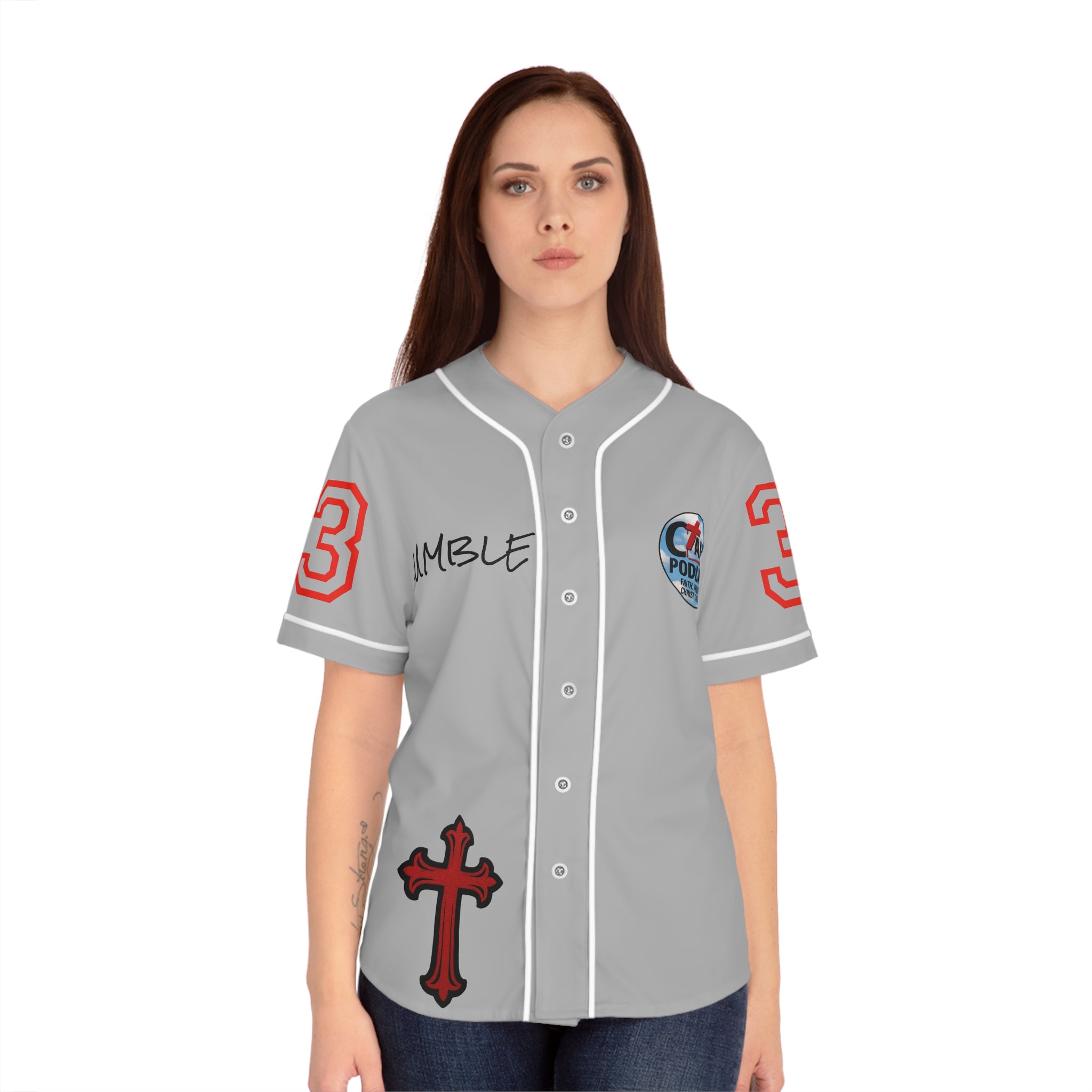 RED Team Jesus Women's Jersey