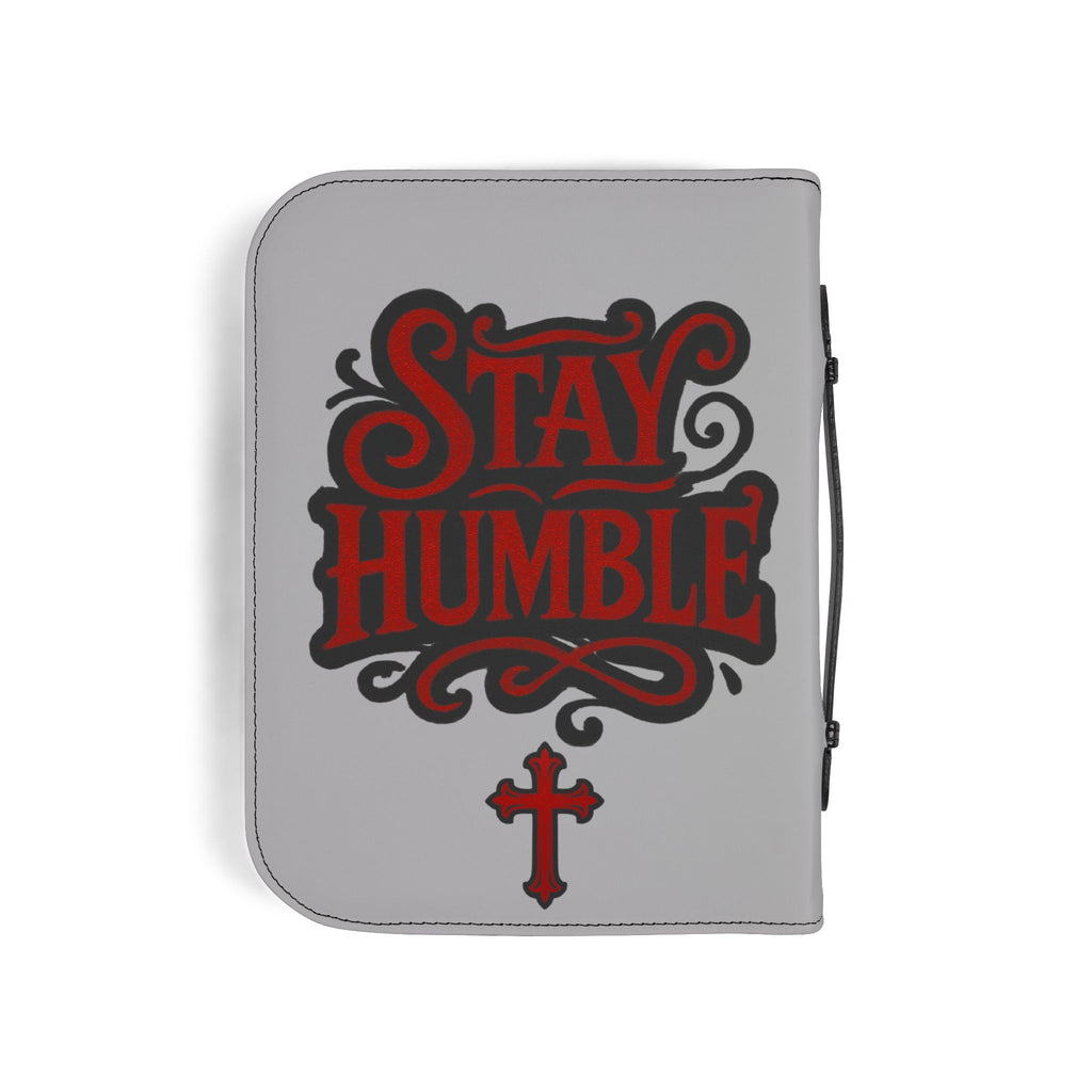 STAY HUMBLE Bible Cover - Gray