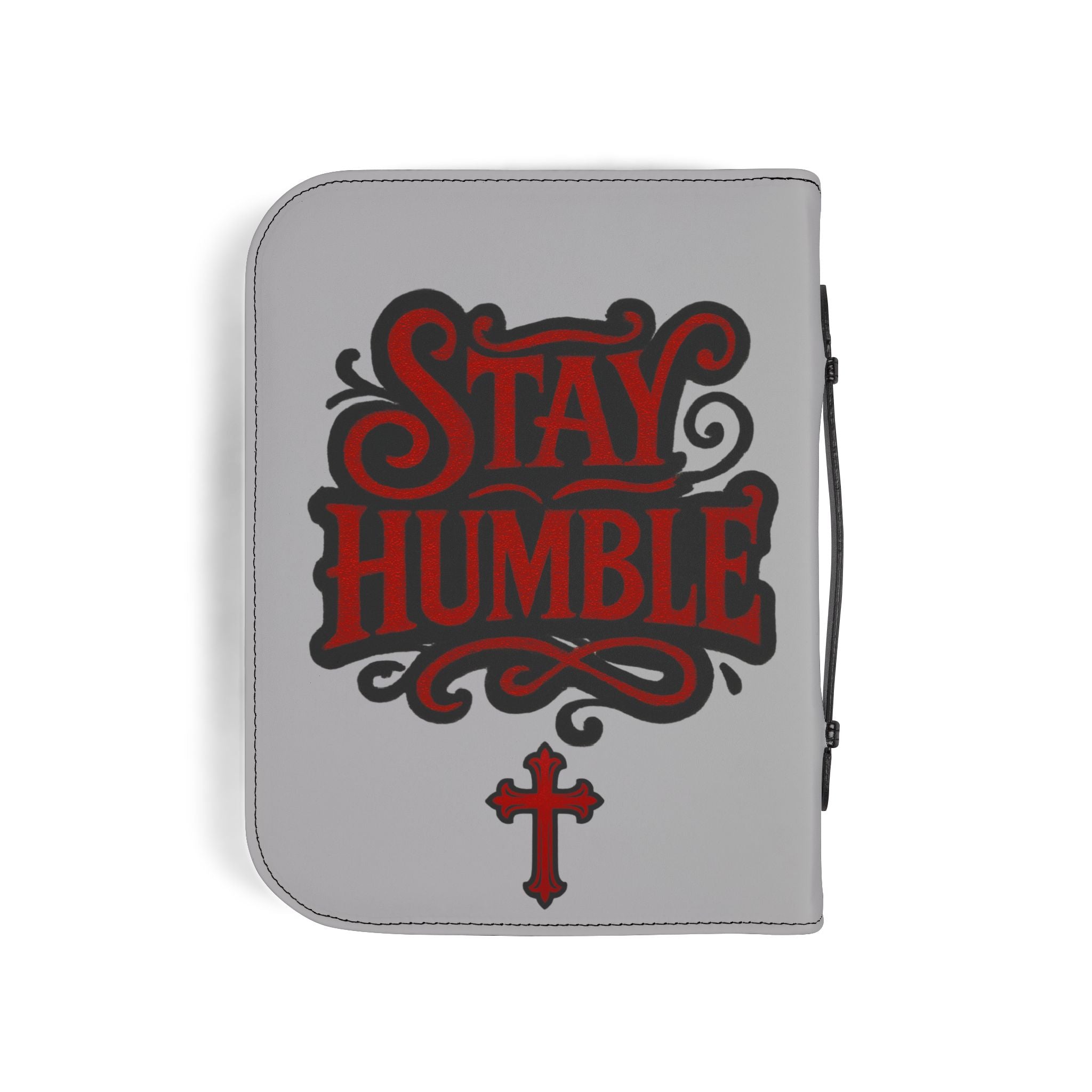 STAY HUMBLE Bible Cover - Gray