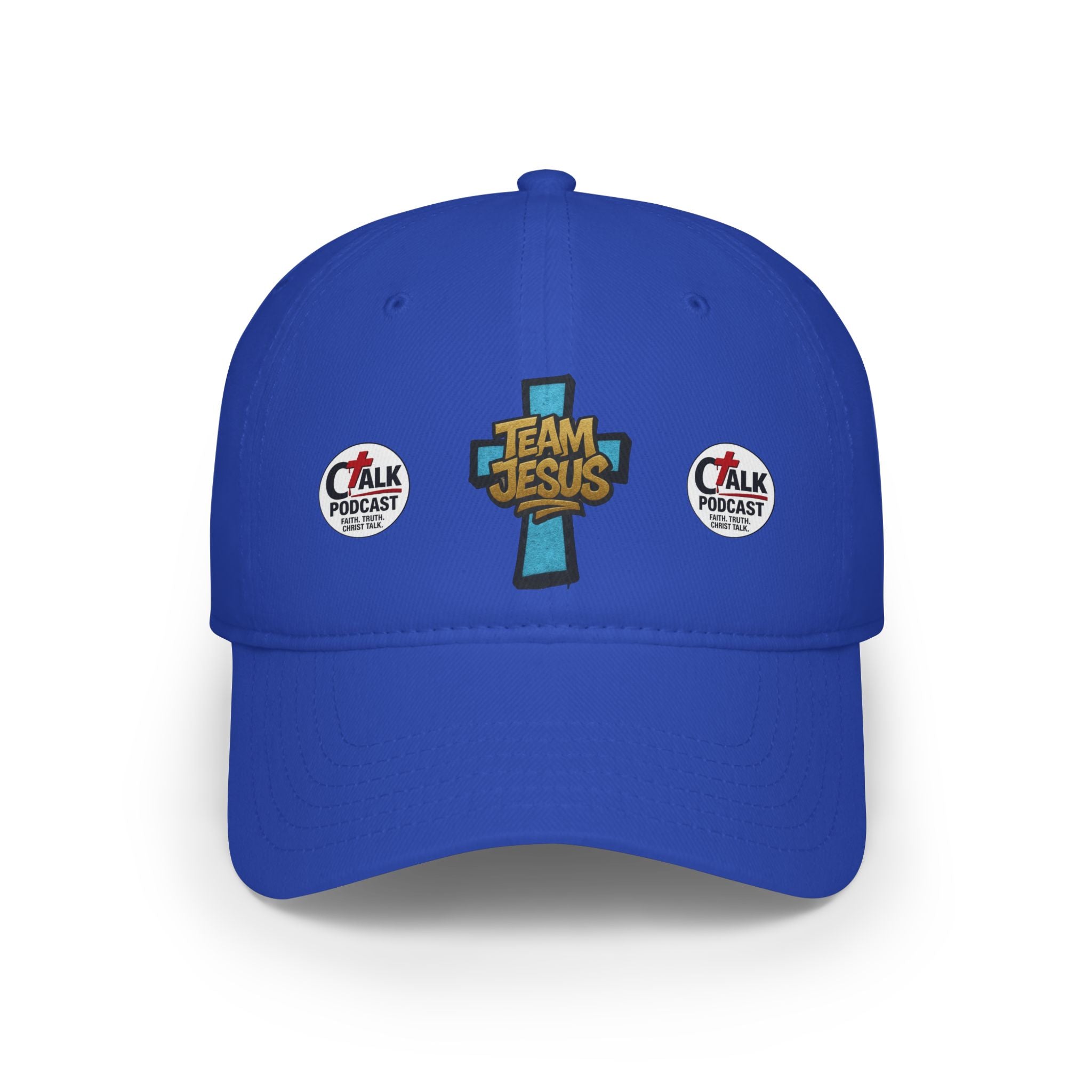 BLUE Team Jesus Baseball Cap