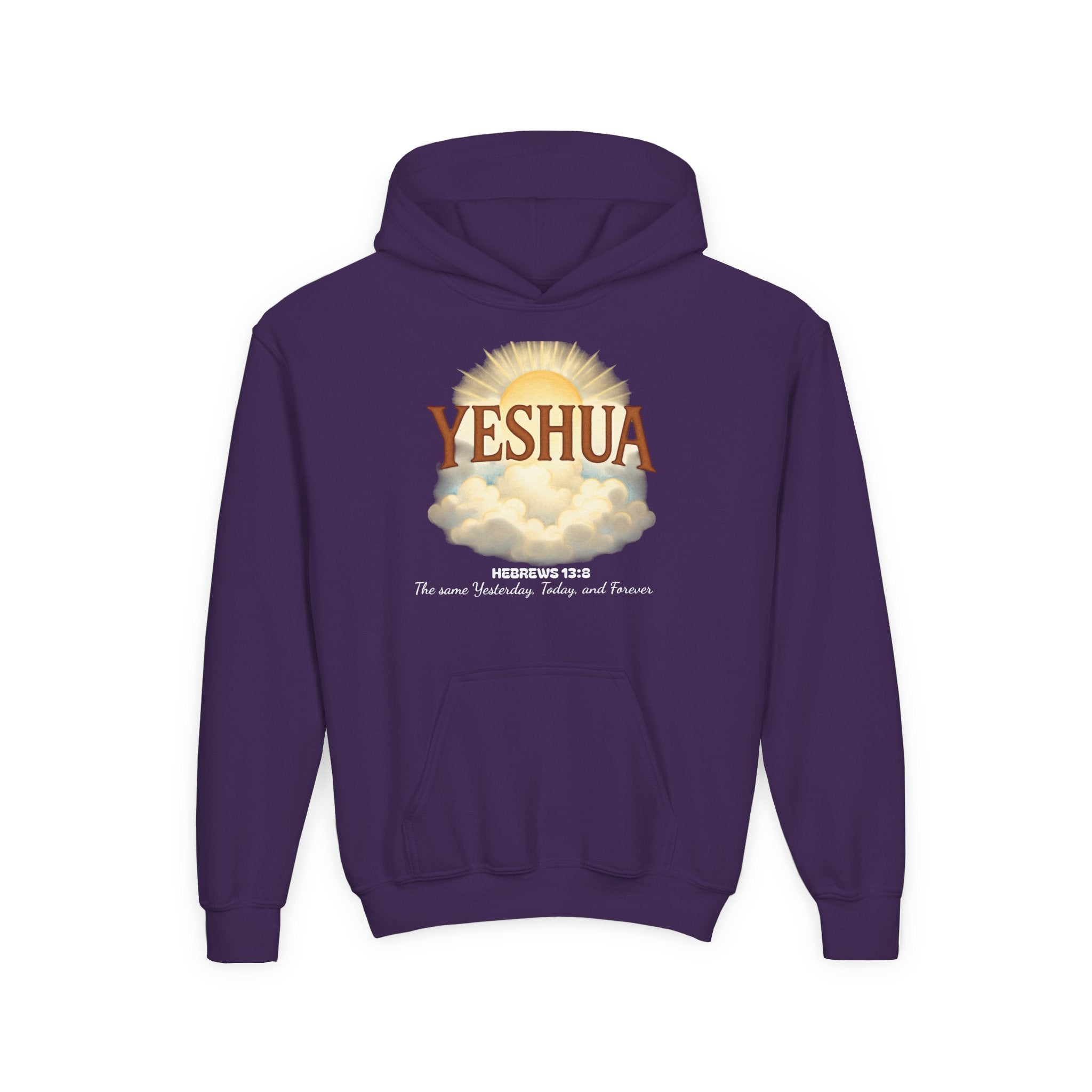 YESHUA Heb. 13:8 KIDS Hoodie