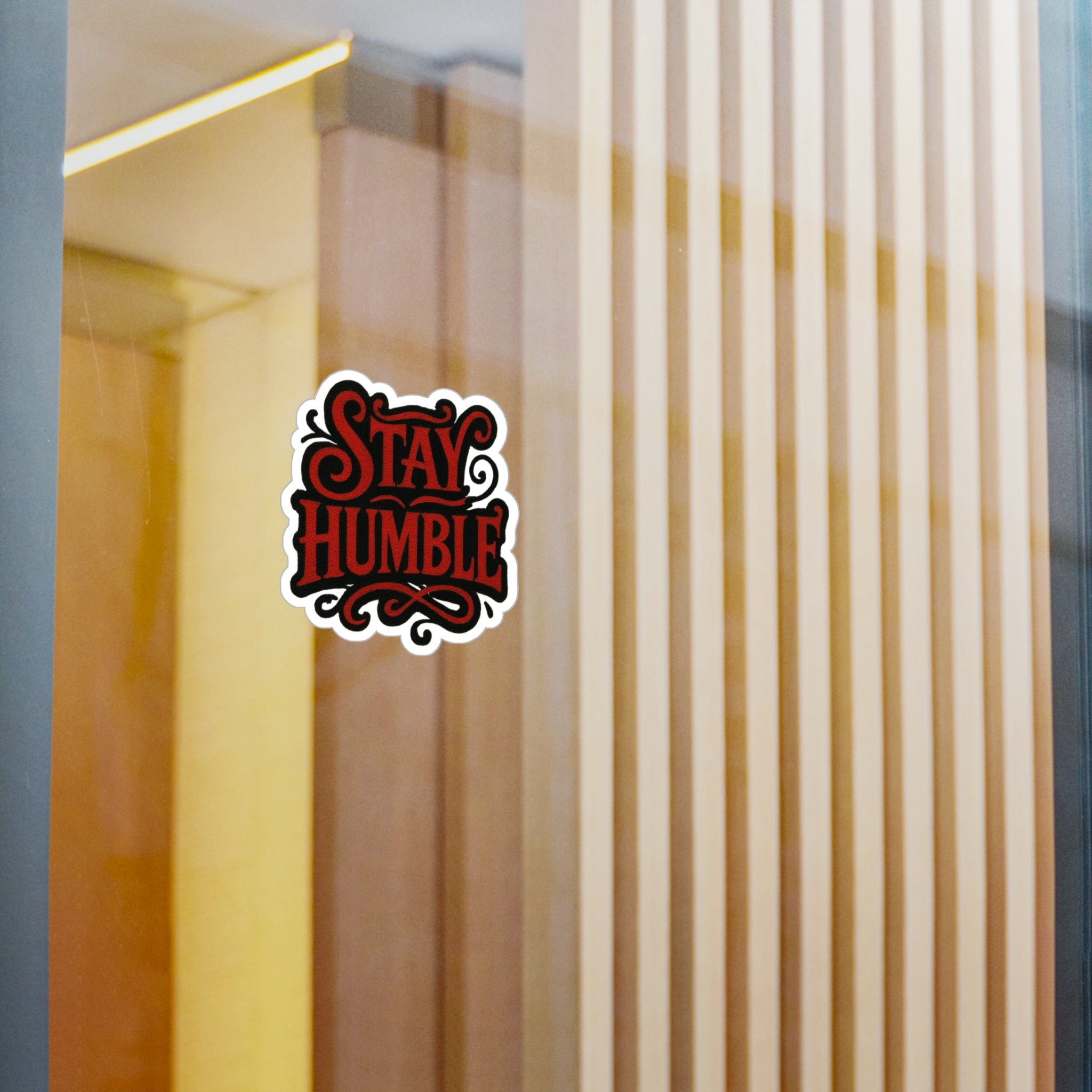 Stay Humble Vinyl Sticker