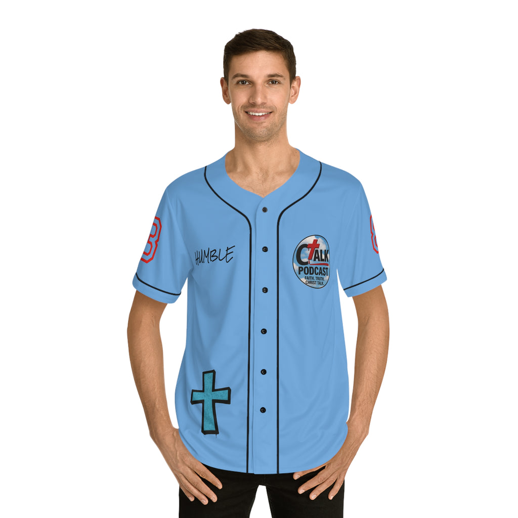 BLUE Team Jesus Baseball Jersey