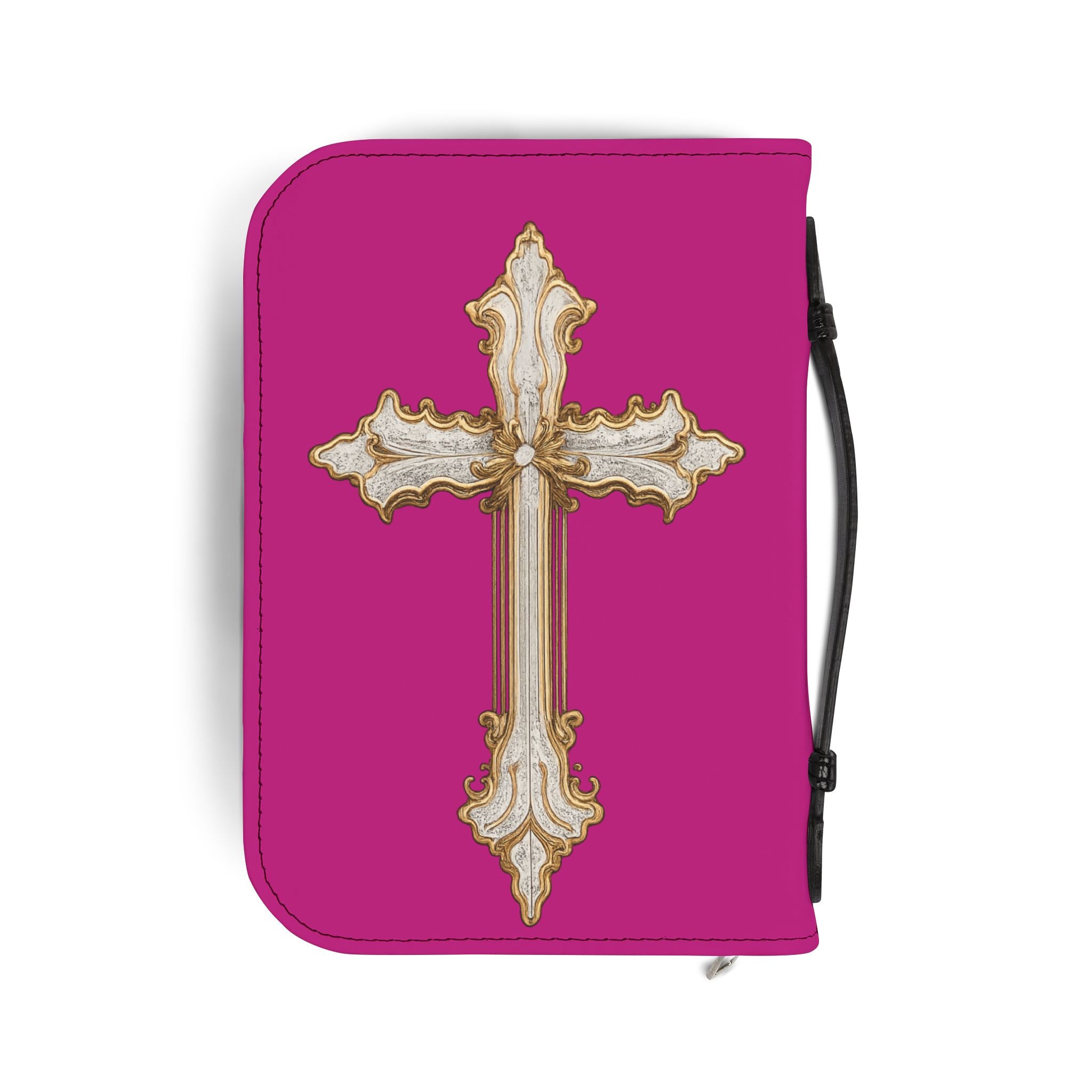 "My Worship Is Loud Because My Wounds Are Deep" Bible Cover - Rose Pink