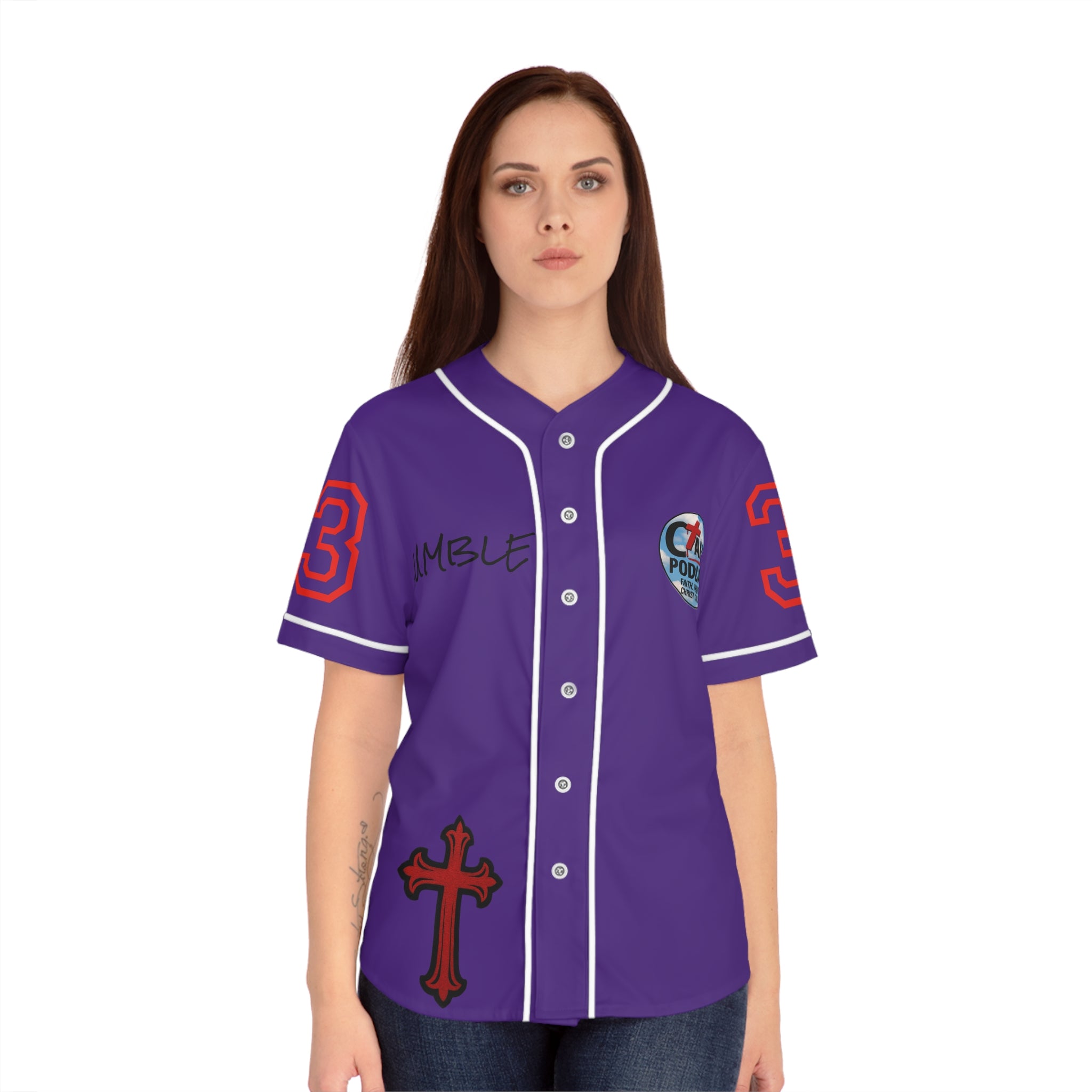 RED Team Jesus Women's Jersey