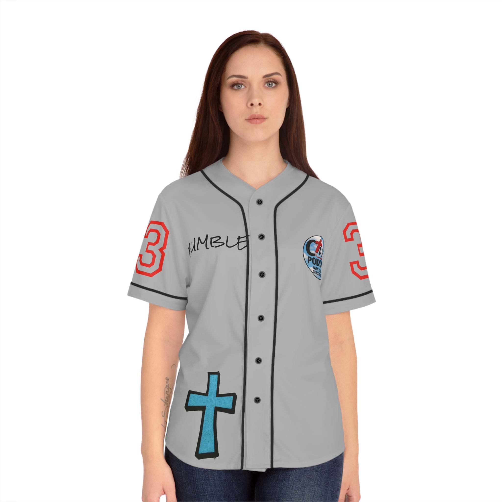 BLUE Team Jesus Women's Jersey