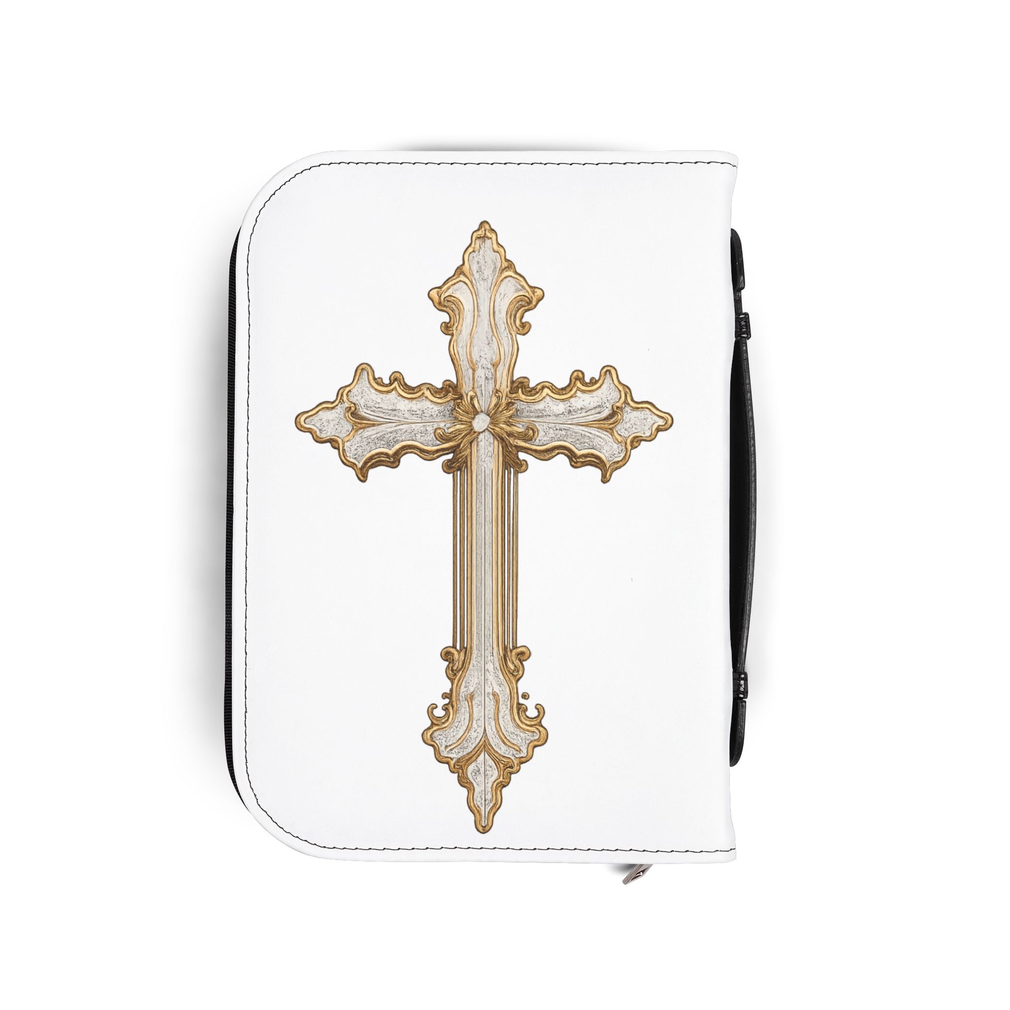 "My Worship Is Loud Because My Wounds Are Deep" Bible Cover - White