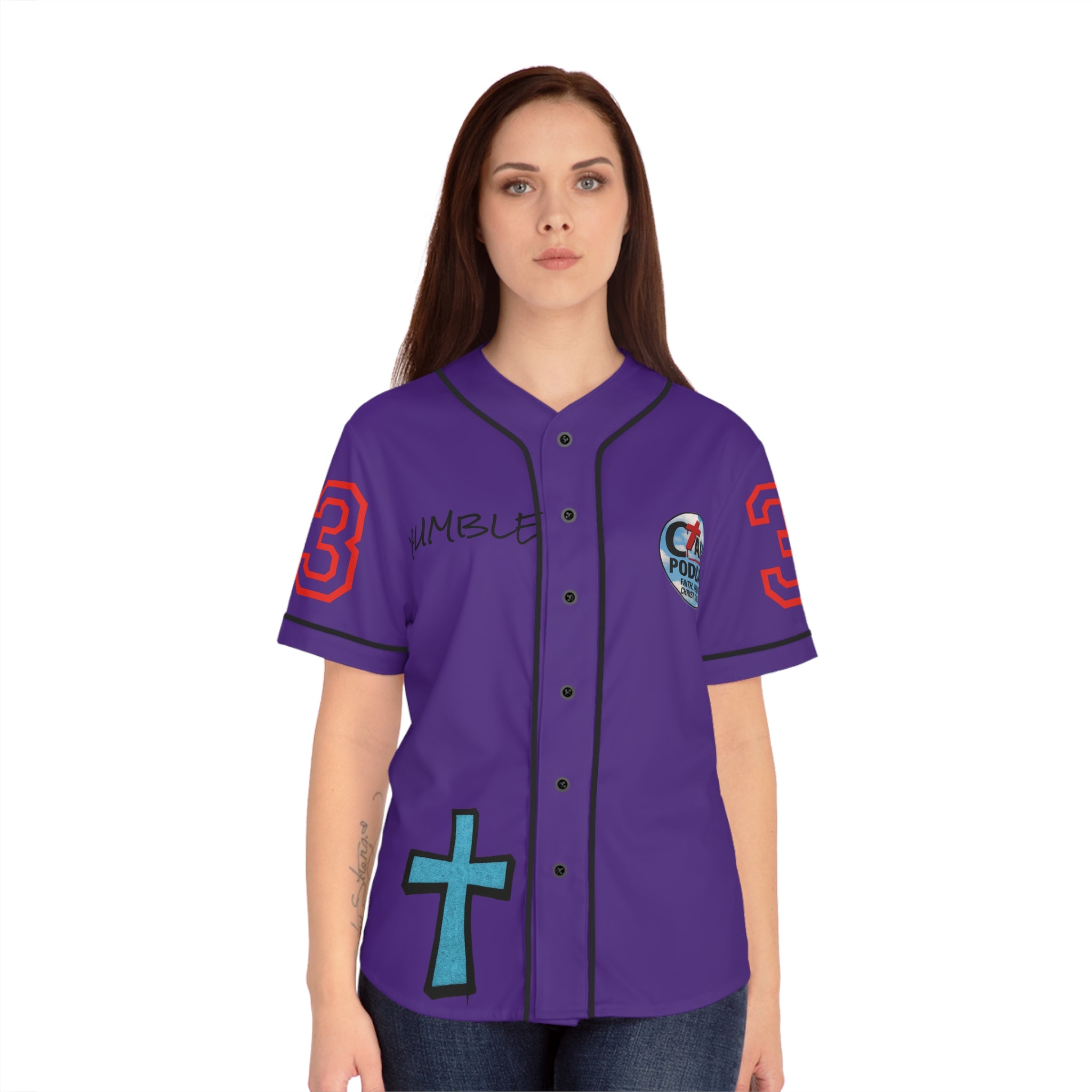 BLUE Team Jesus Women's Jersey