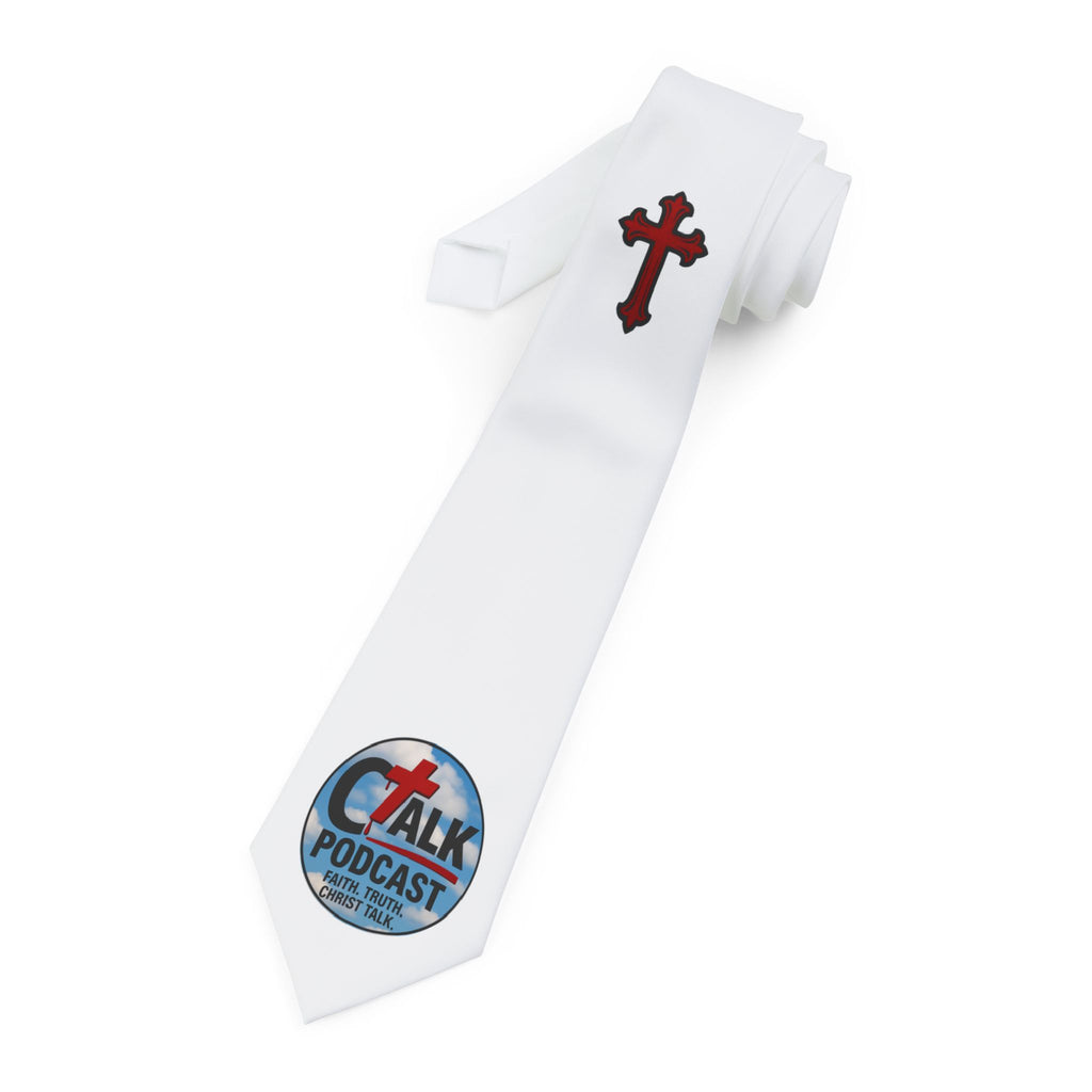 CHRIST TALK Neck Tie with Red Cross
