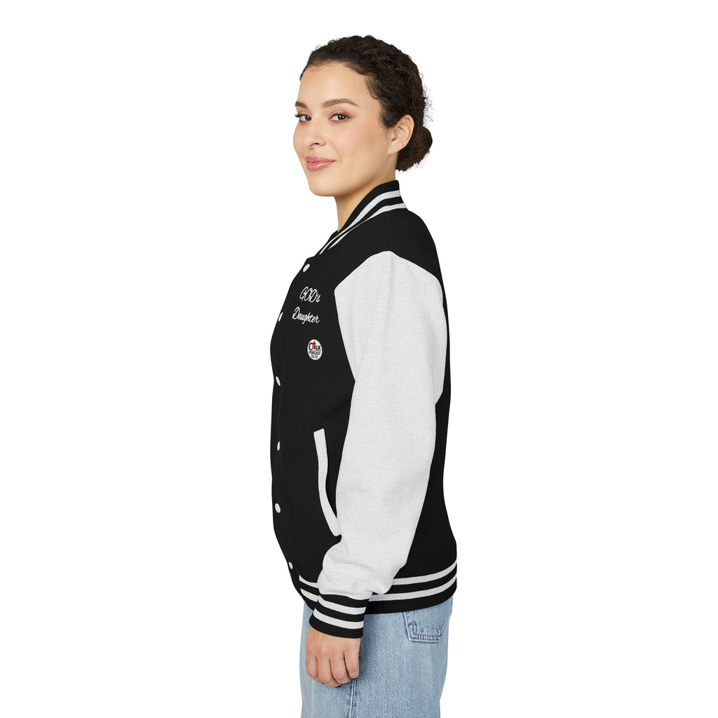 Letterman Jacket — "I'm That Girl" Christian Cross & GOD's Daughter Varsity Jacket
