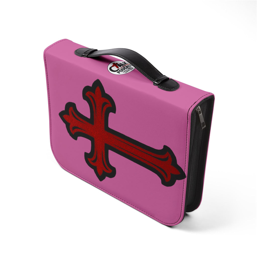 "I'm Going to Let God Fix It Because If I Fix It I'm Going to Jail" Bible Cover - Pink