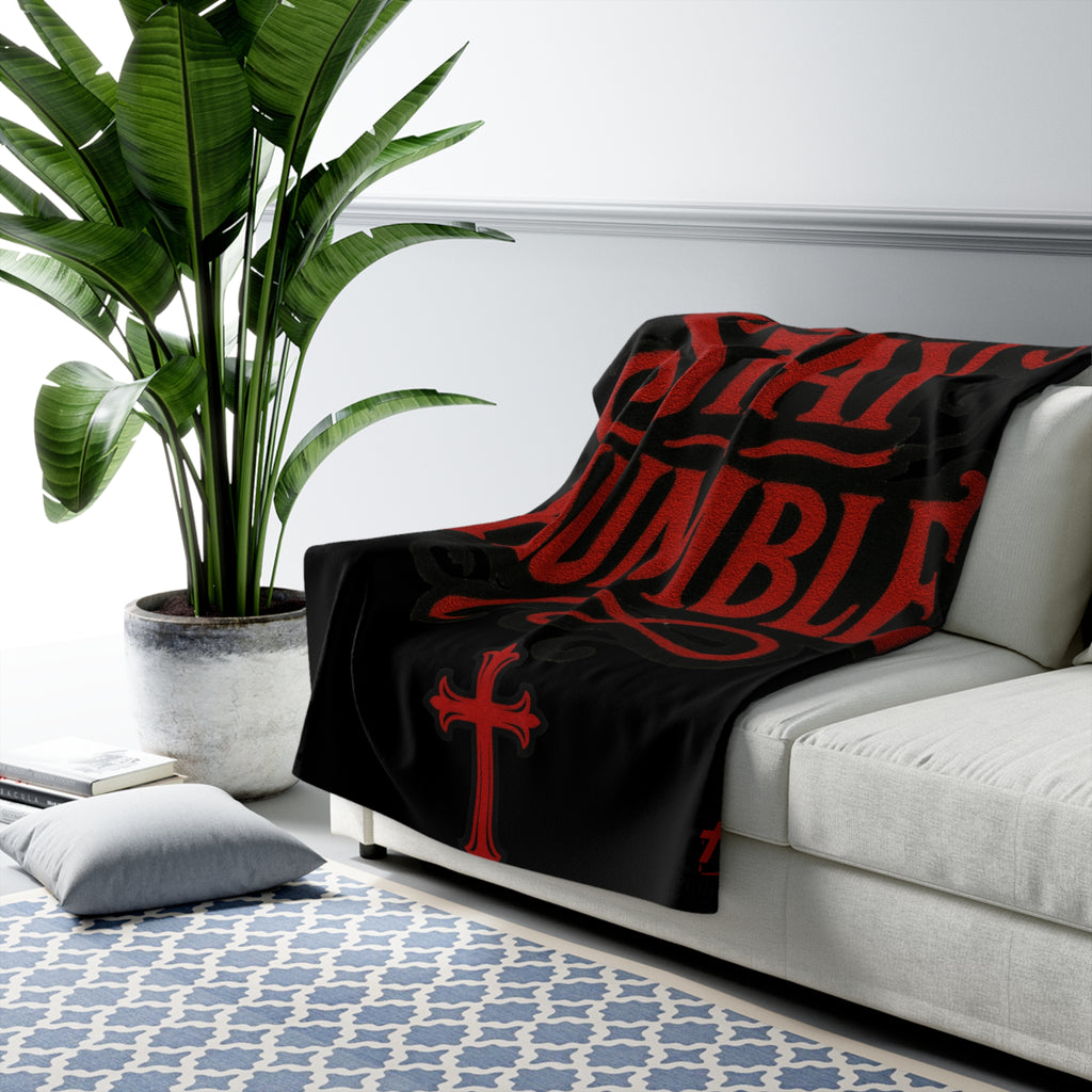 Stay Humble Sherpa Blanket