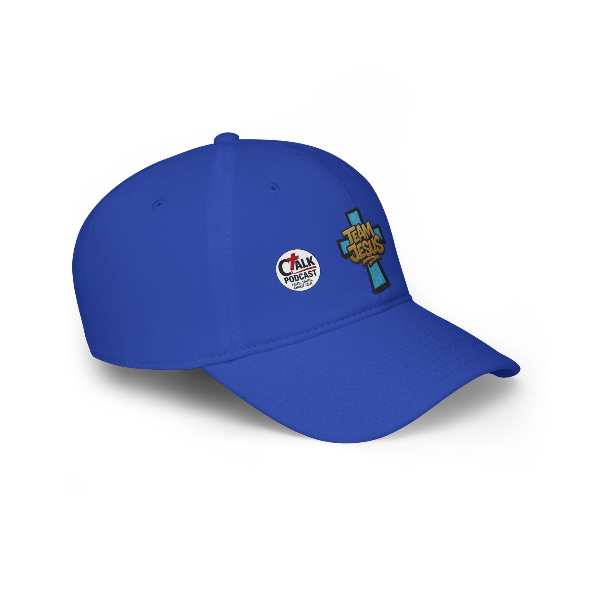 BLUE Team Jesus Baseball Cap
