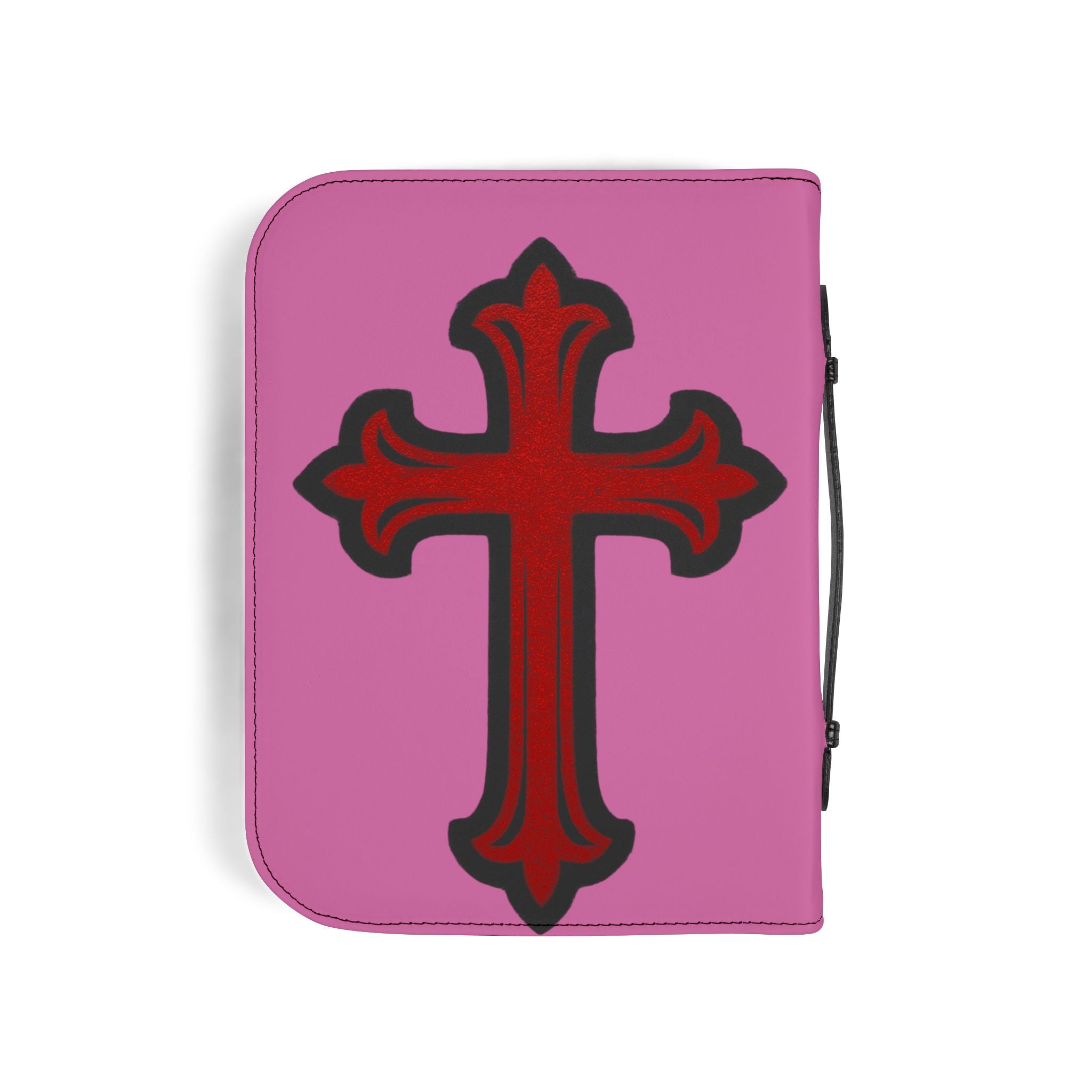 "I'm Going to Let God Fix It Because If I Fix It I'm Going to Jail" Bible Cover - Pink