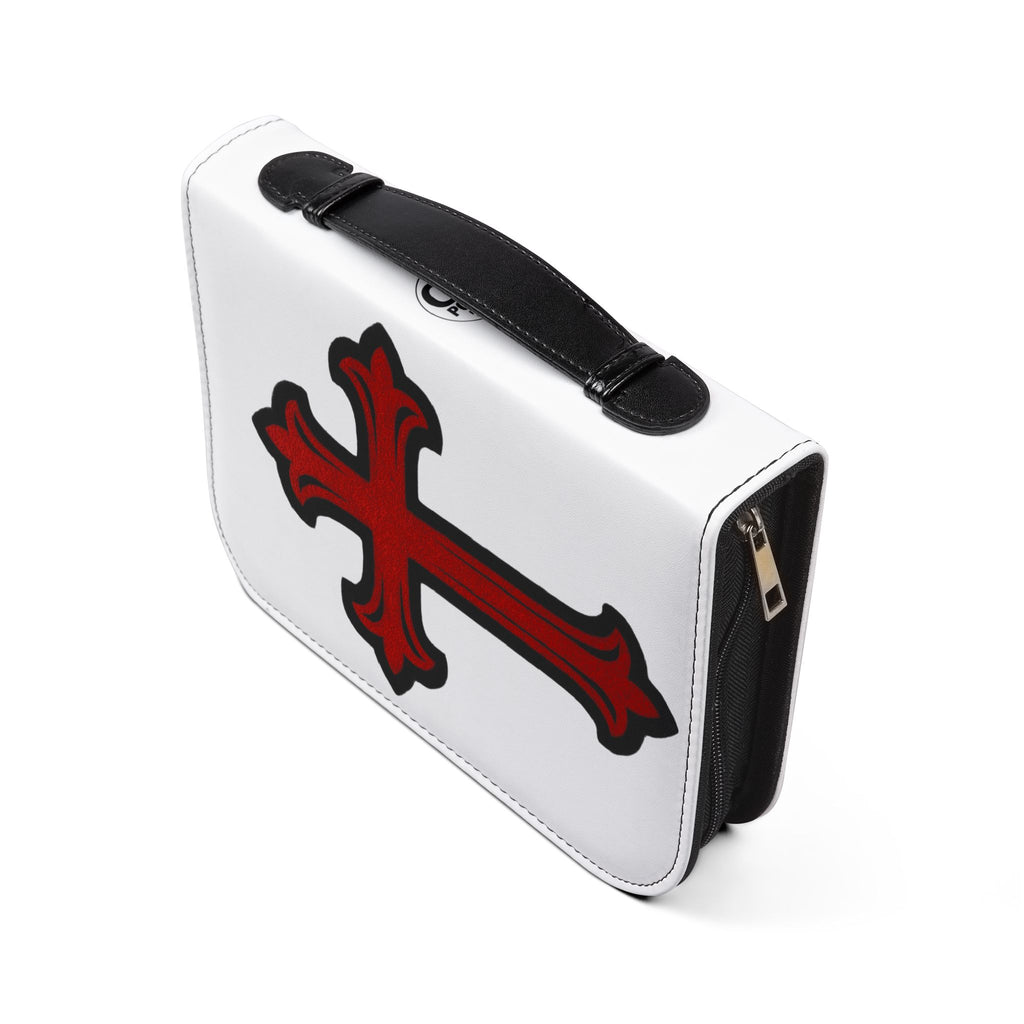 "I'm Going to Let God Fix It Because If I Fix It I'm Going to Jail" Bible Cover - White