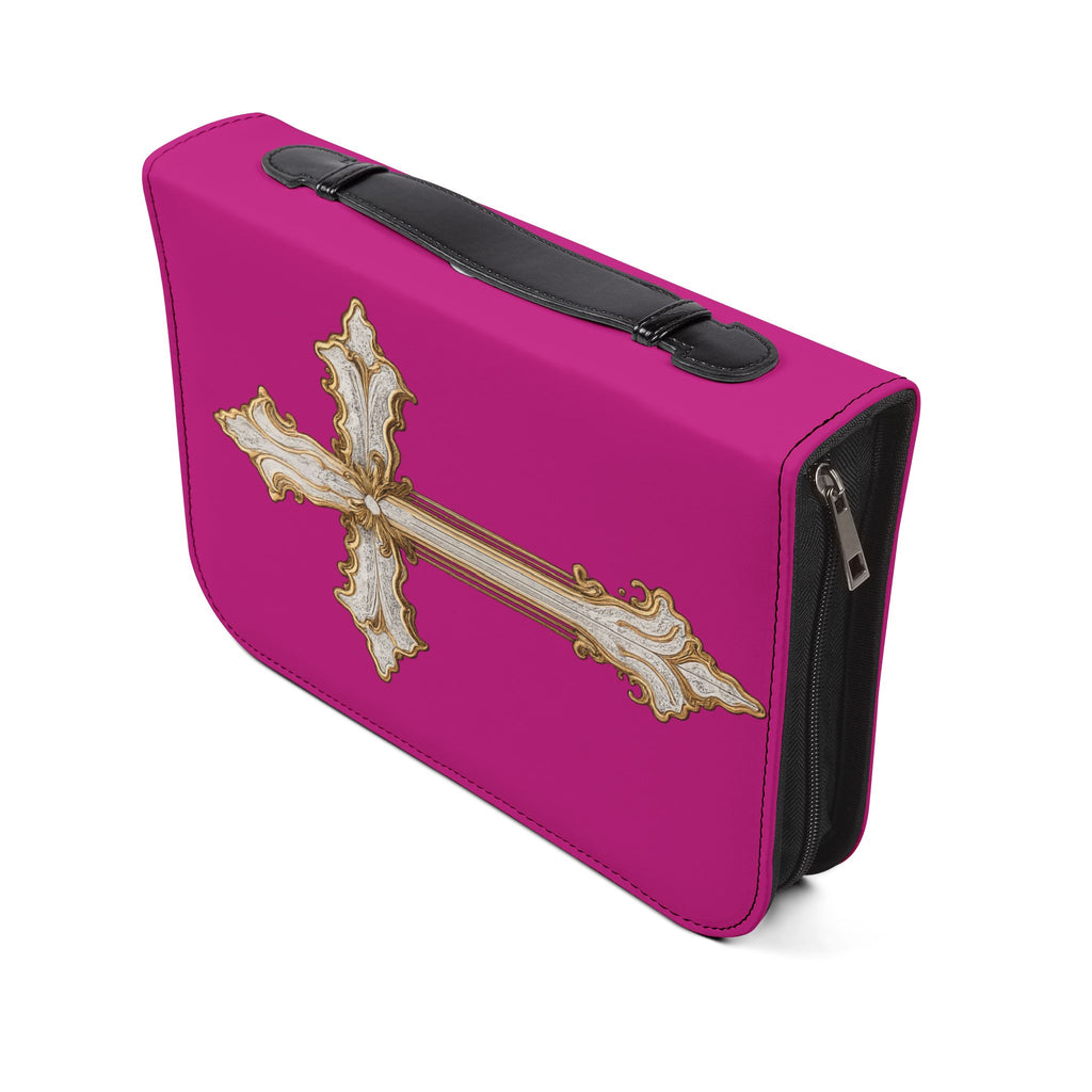 "My Worship Is Loud Because My Wounds Are Deep" Bible Cover - Rose Pink