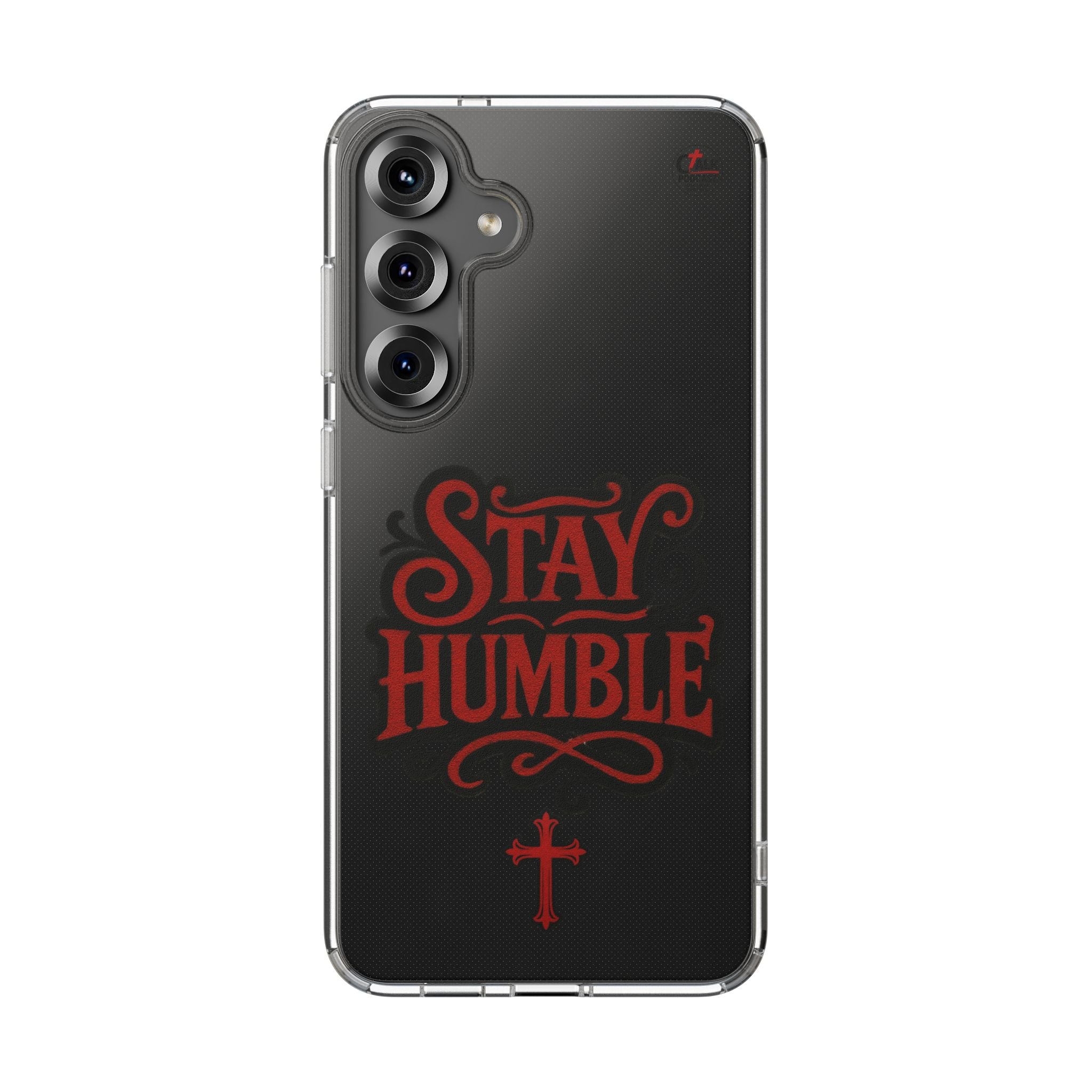 Stay Humble Clear Impact-Resistant Phone Case