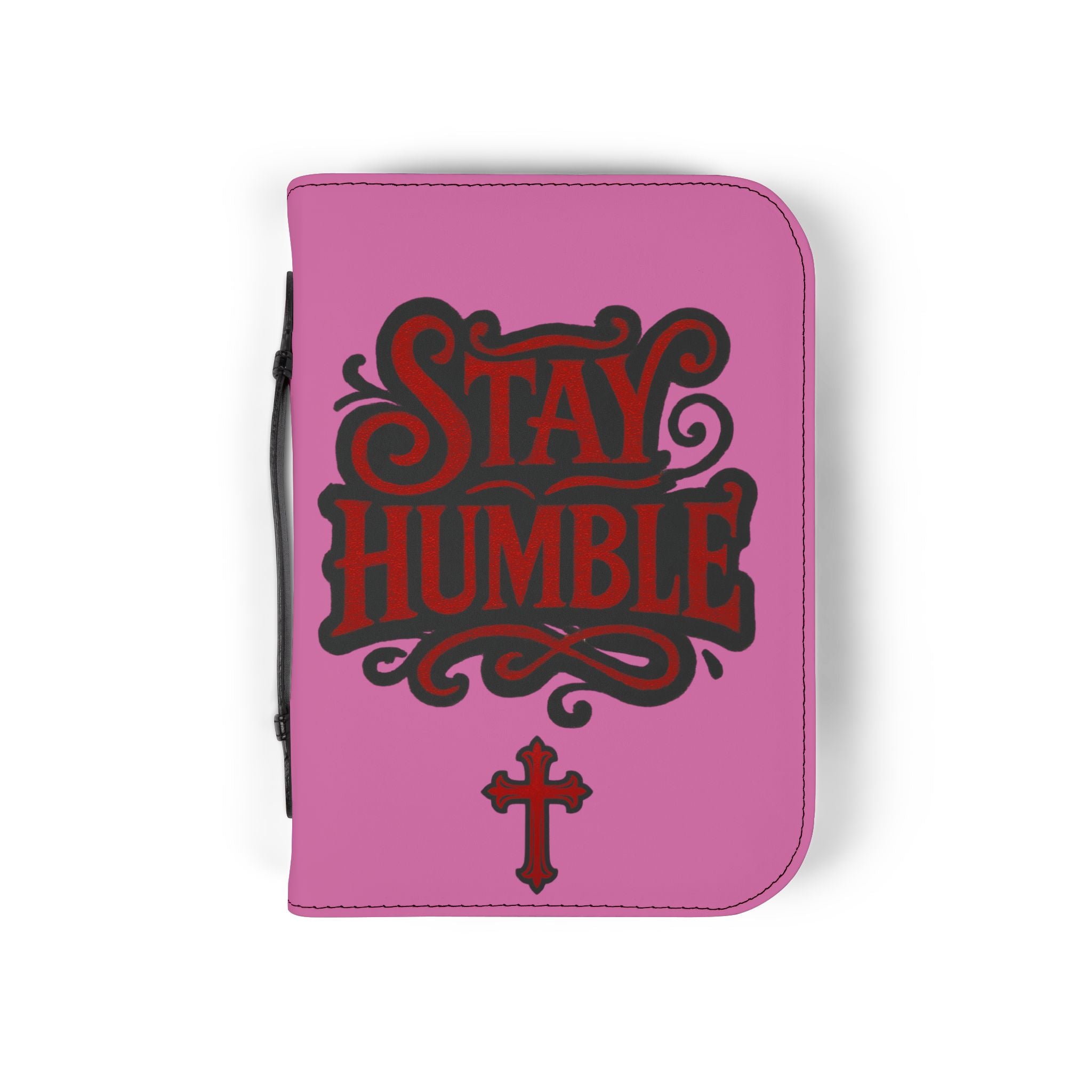 STAY HUMBLE Bible Cover - Pink