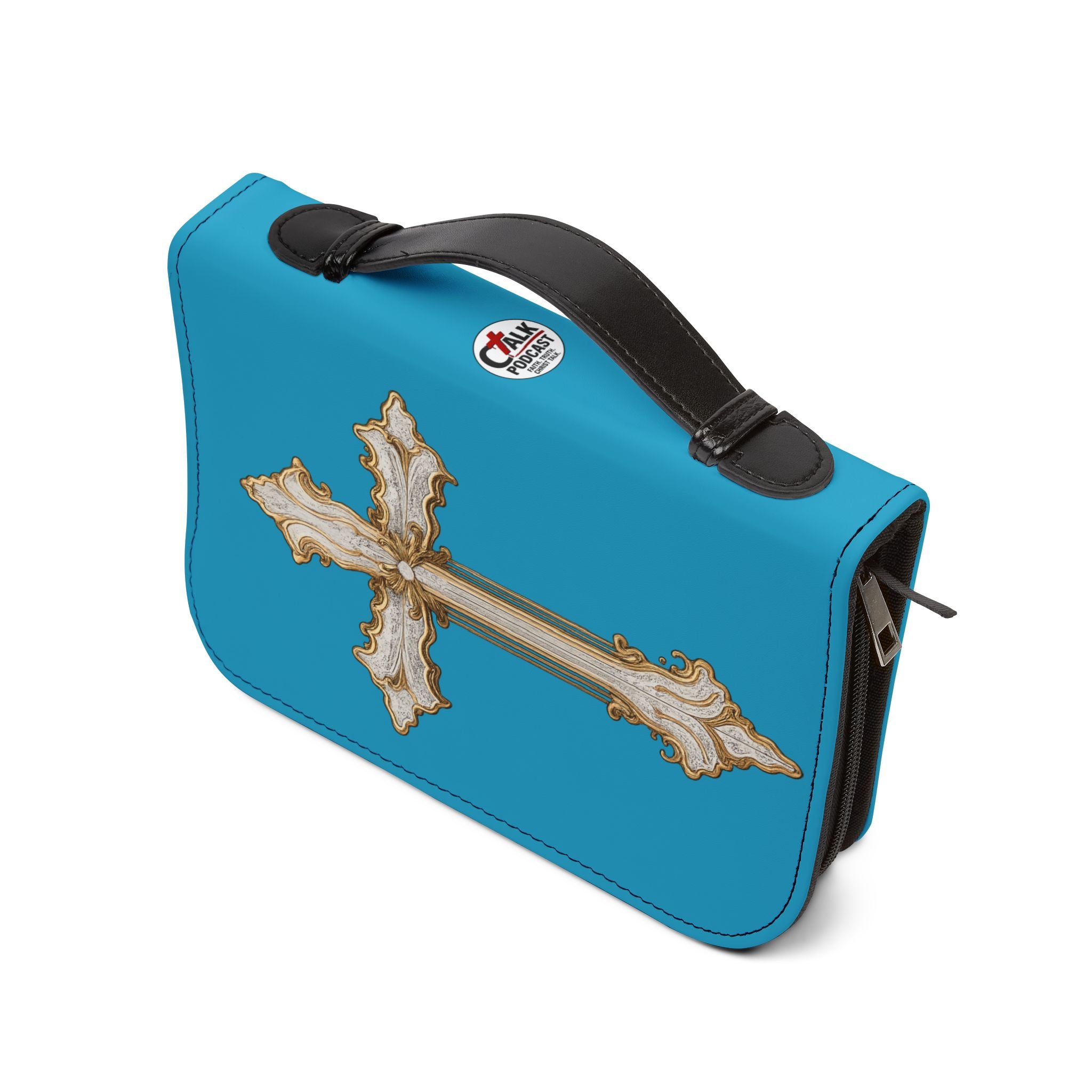"My Worship Is Loud Because My Wounds Are Deep" Bible Cover - White
