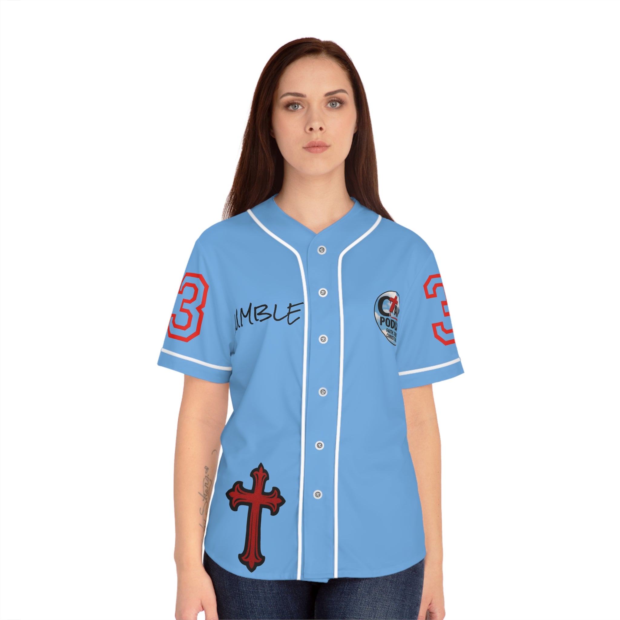 RED Team Jesus Women's Jersey