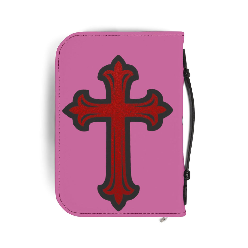 "I'm Going to Let God Fix It Because If I Fix It I'm Going to Jail" Bible Cover - Pink