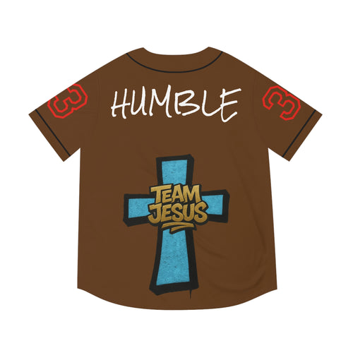 BLUE Team Jesus Baseball Jersey