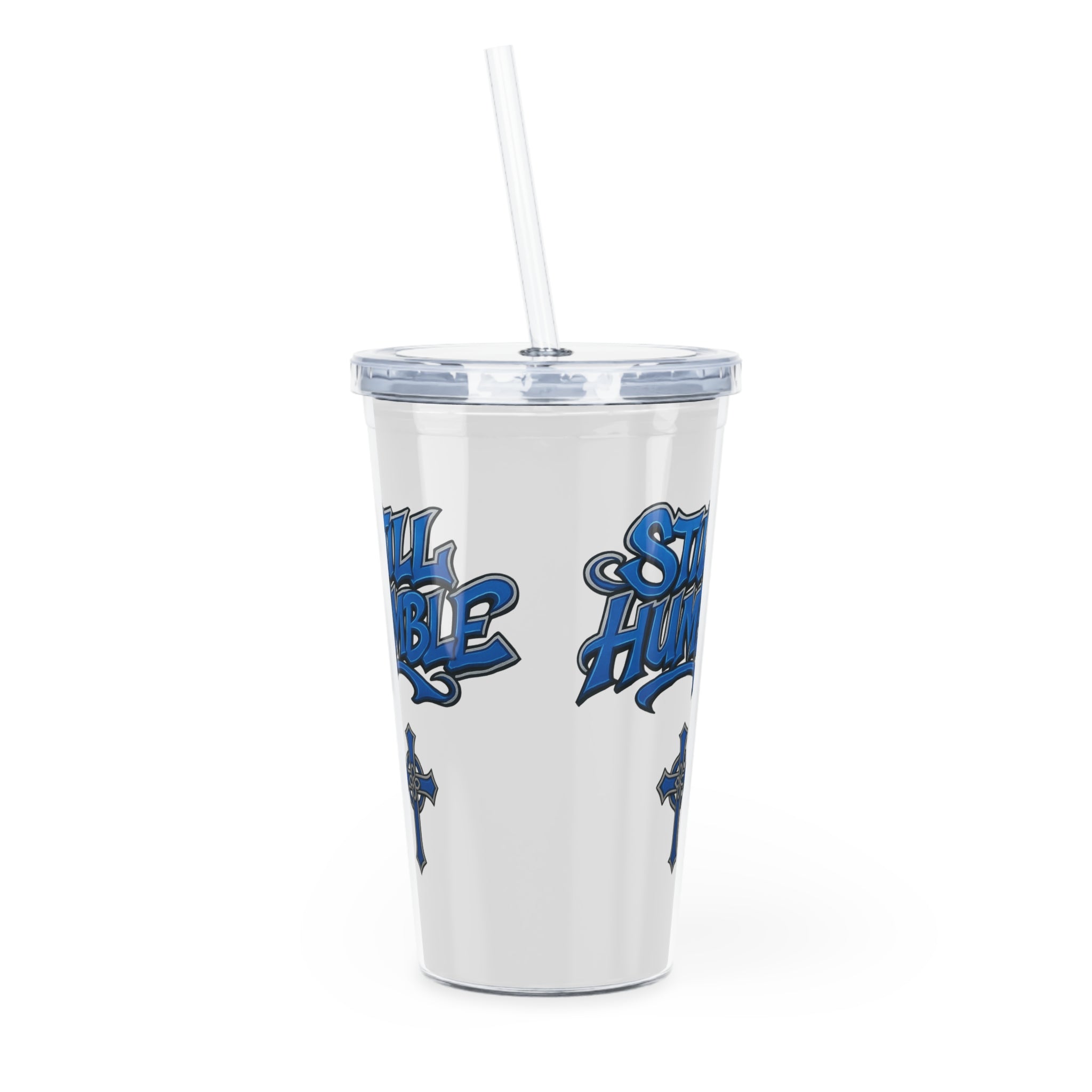 Still Humble Plastic Tumbler with Straw