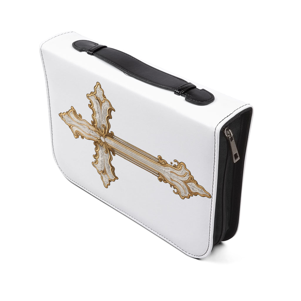 "My Worship Is Loud Because My Wounds Are Deep" Bible Cover - White