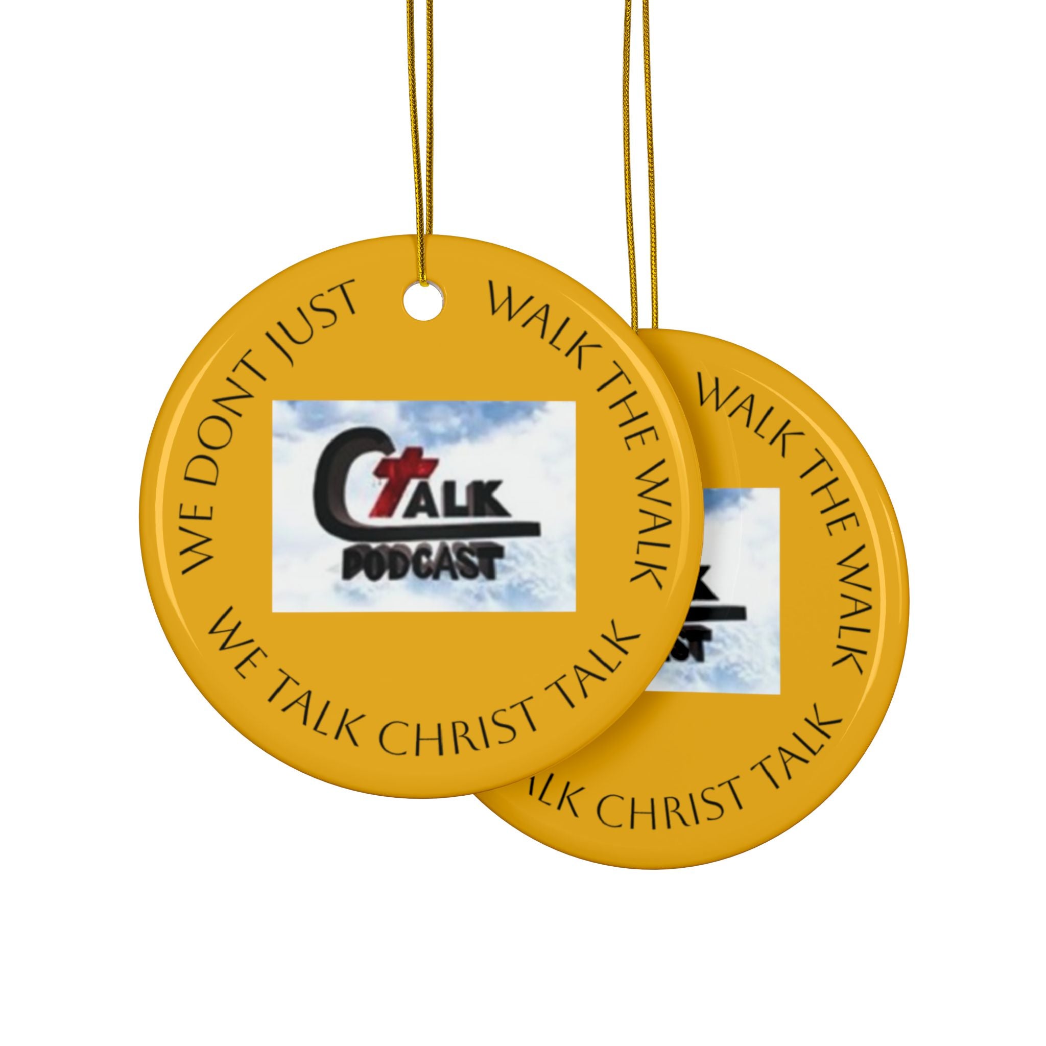 Signature Christ Talk Christmas Ornament