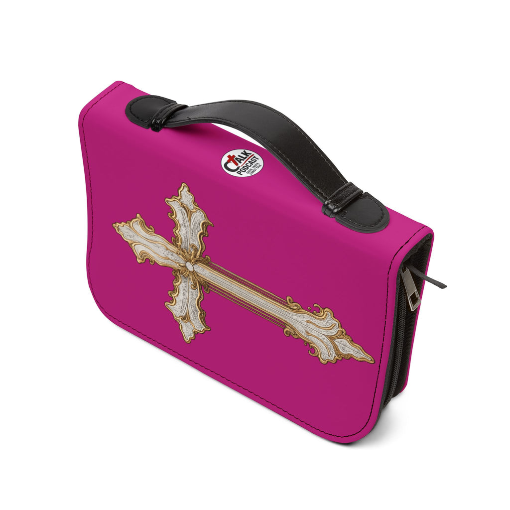 "My Worship Is Loud Because My Wounds Are Deep" Bible Cover - Rose Pink