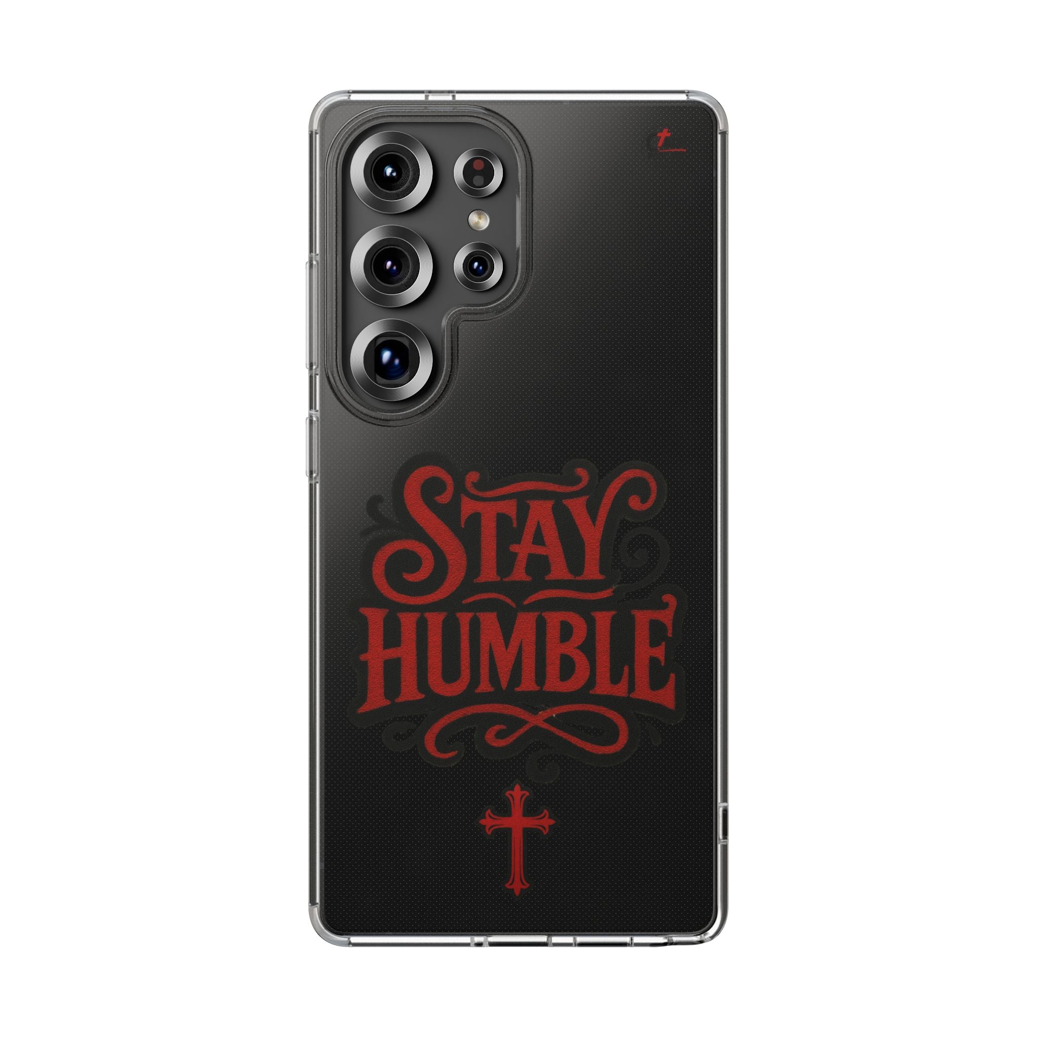 Stay Humble Clear Impact-Resistant Phone Case