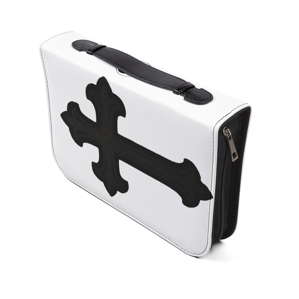 "I'm Going to Let God Fix It Because If I Fix It I'm Going to Jail" Bible Cover - White