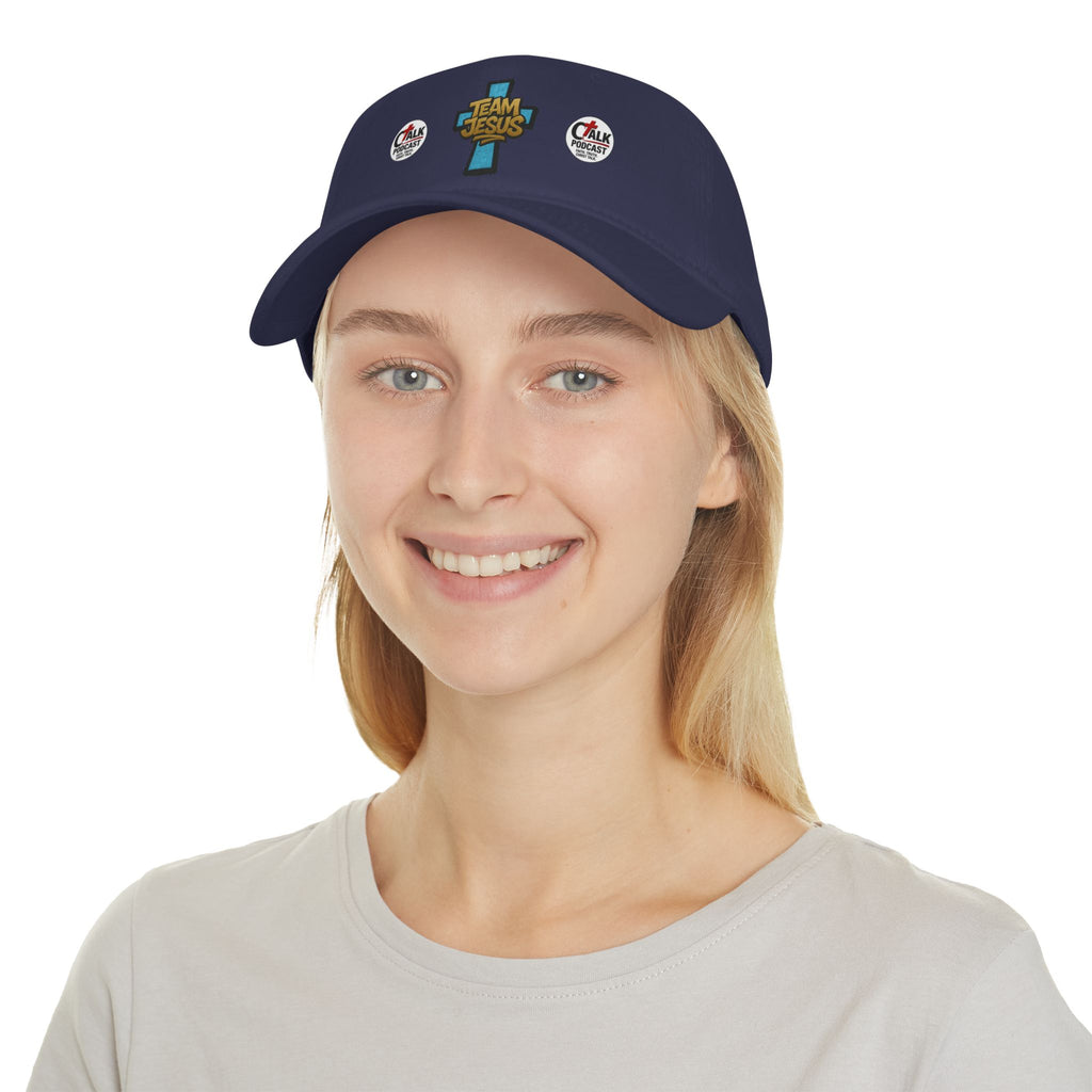 BLUE Team Jesus Baseball Cap
