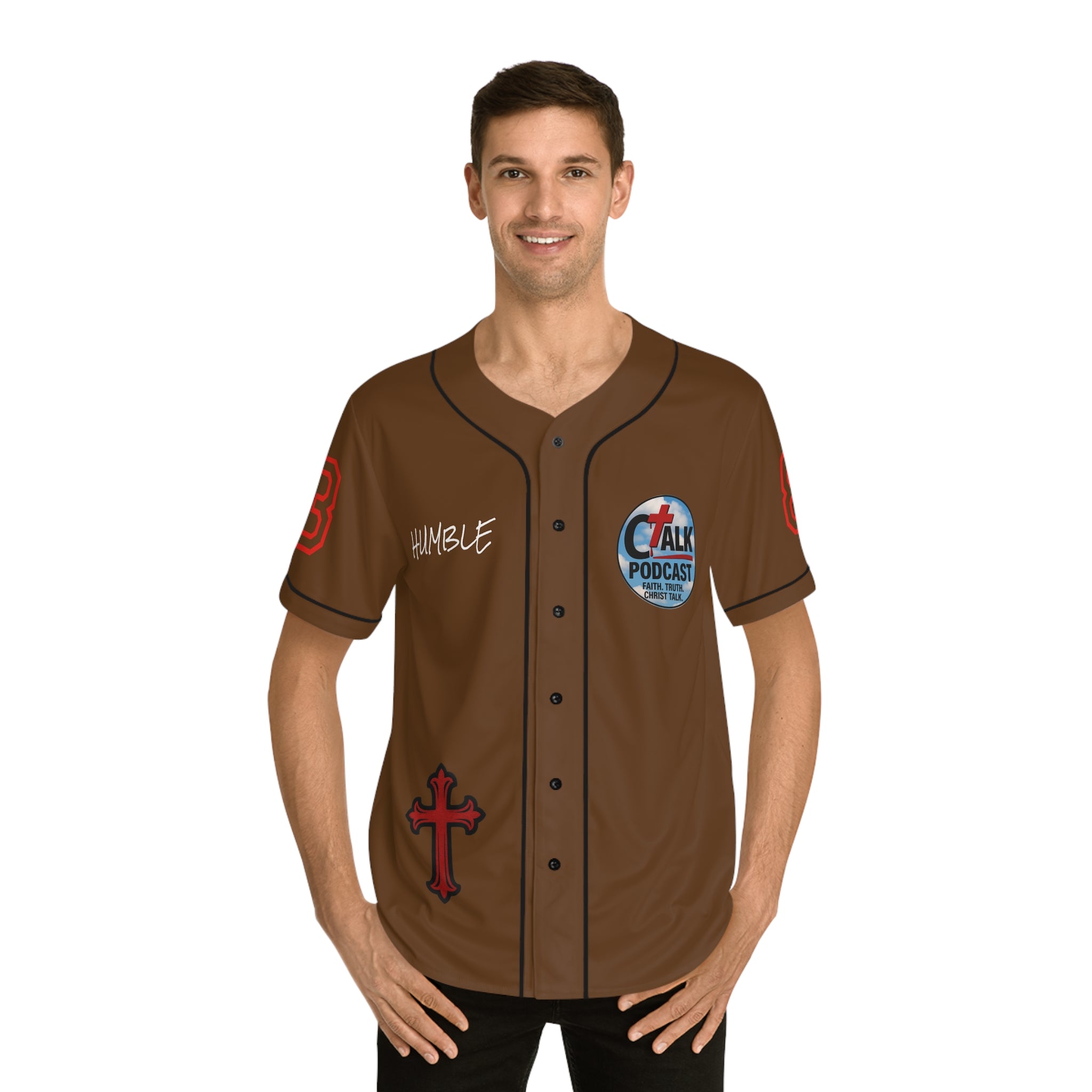RED Team Jesus Baseball Jersey