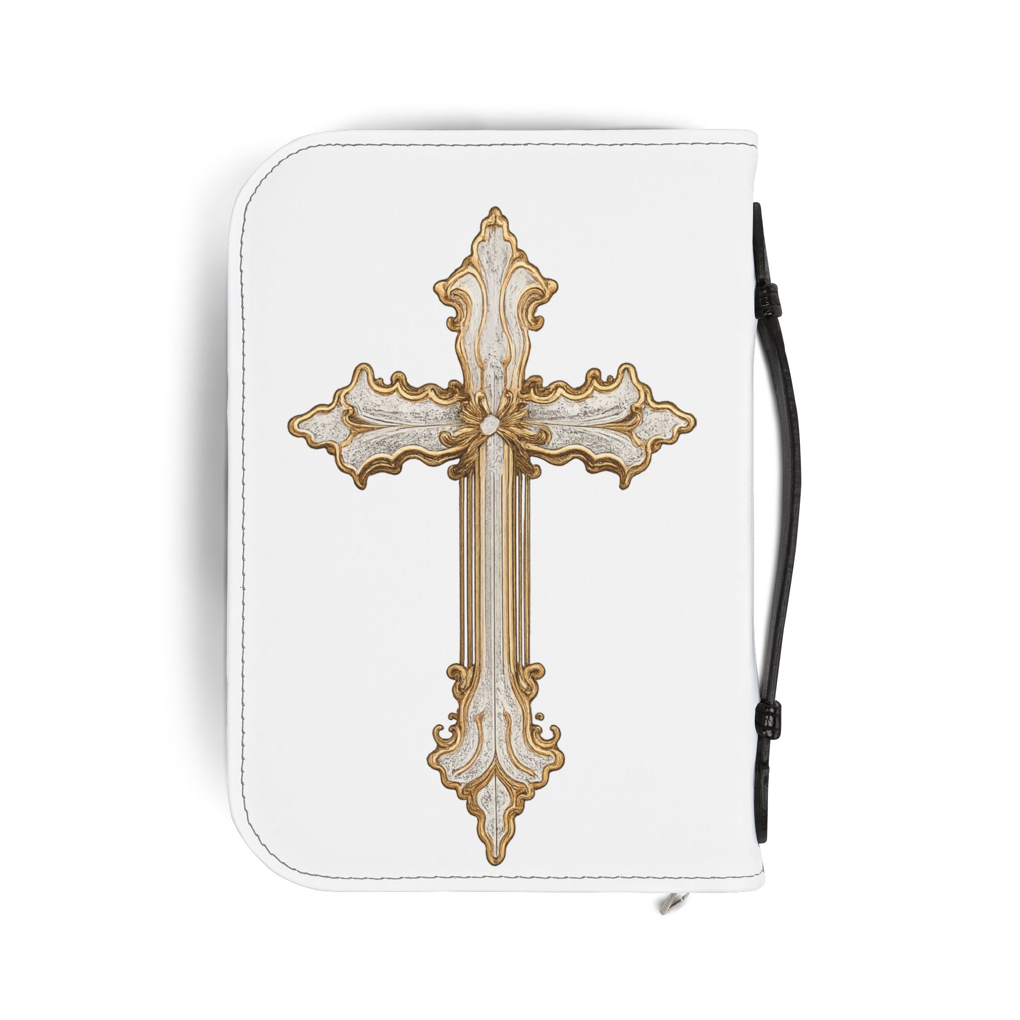 "My Worship Is Loud Because My Wounds Are Deep" Bible Cover - White