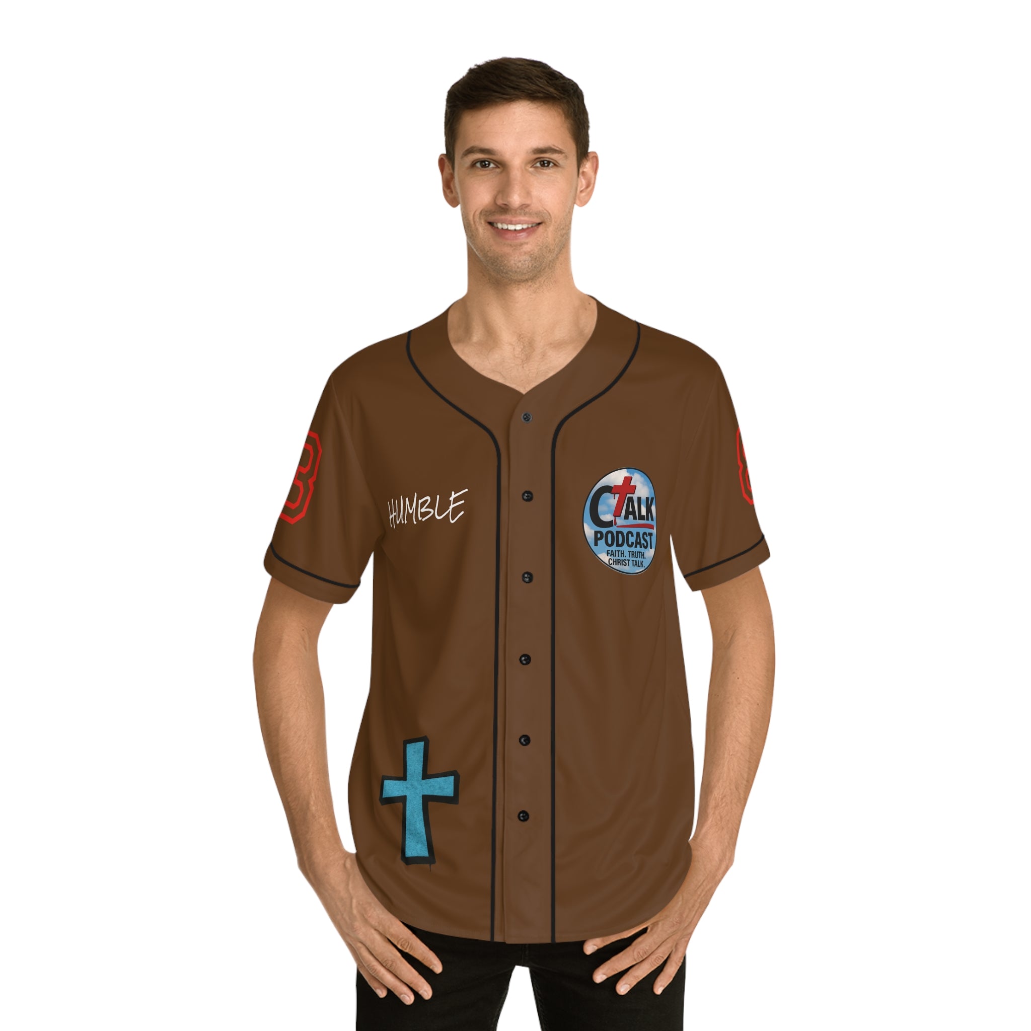 BLUE Team Jesus Baseball Jersey