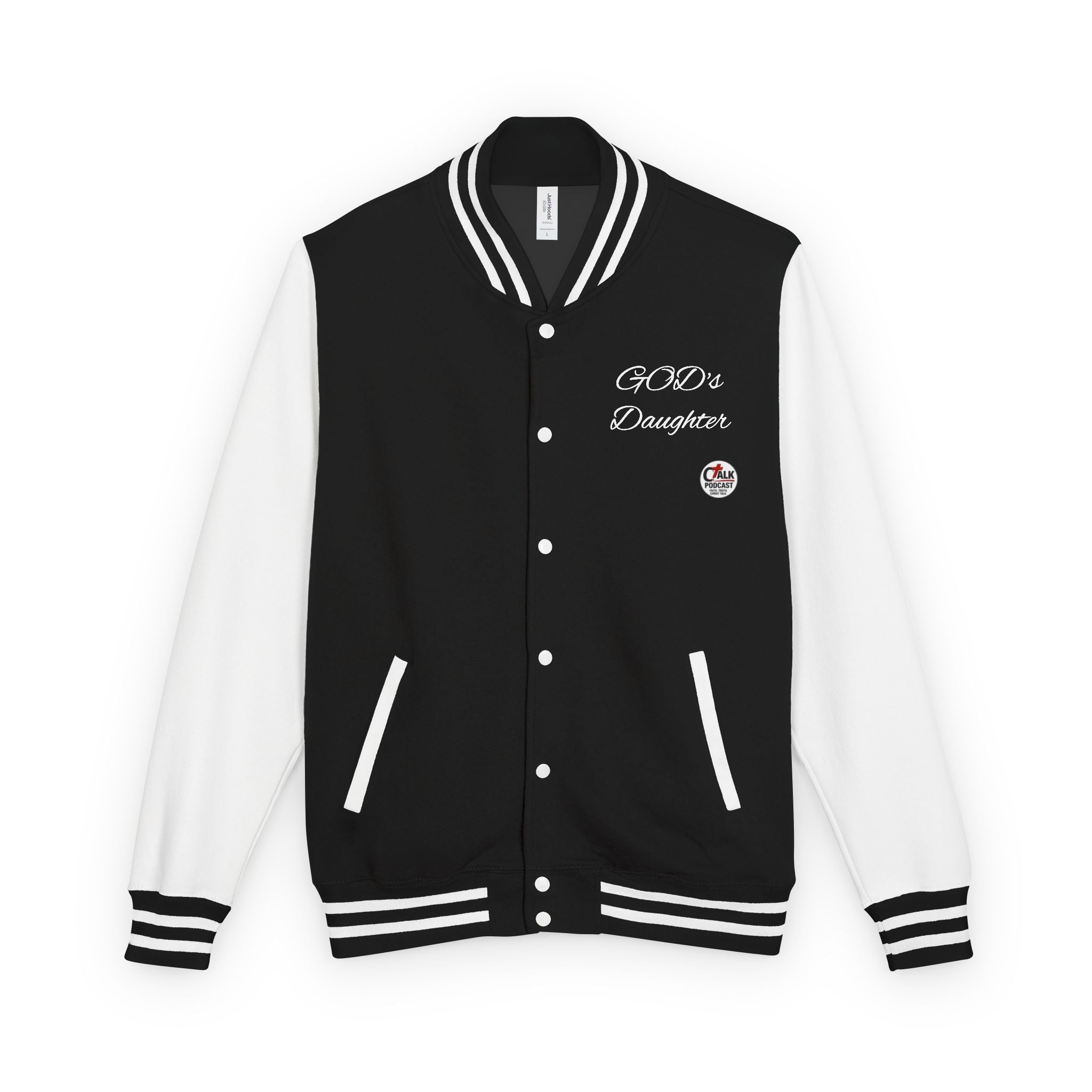 Letterman Jacket — "I'm That Girl" Christian Cross & GOD's Daughter Varsity Jacket