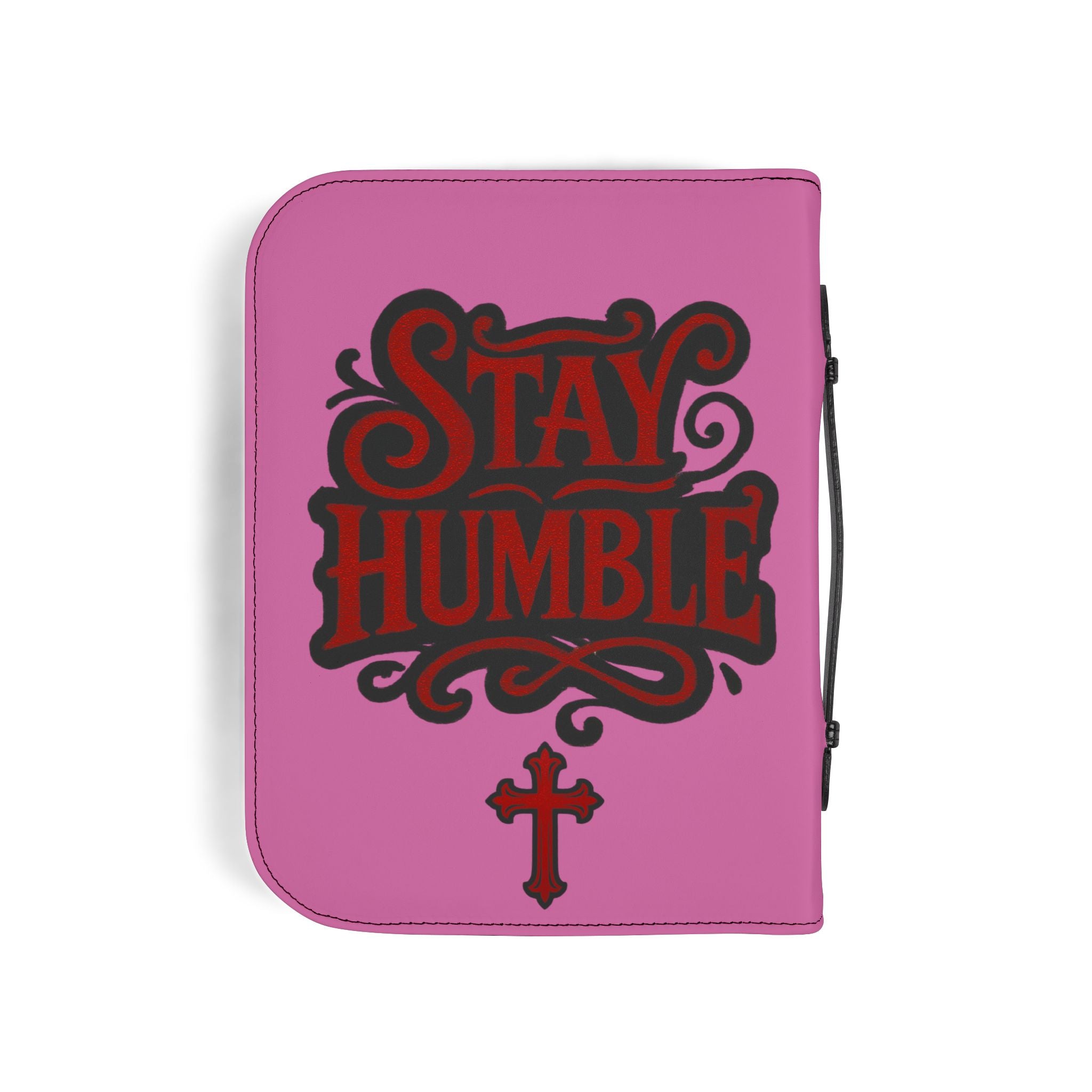 STAY HUMBLE Bible Cover - Pink