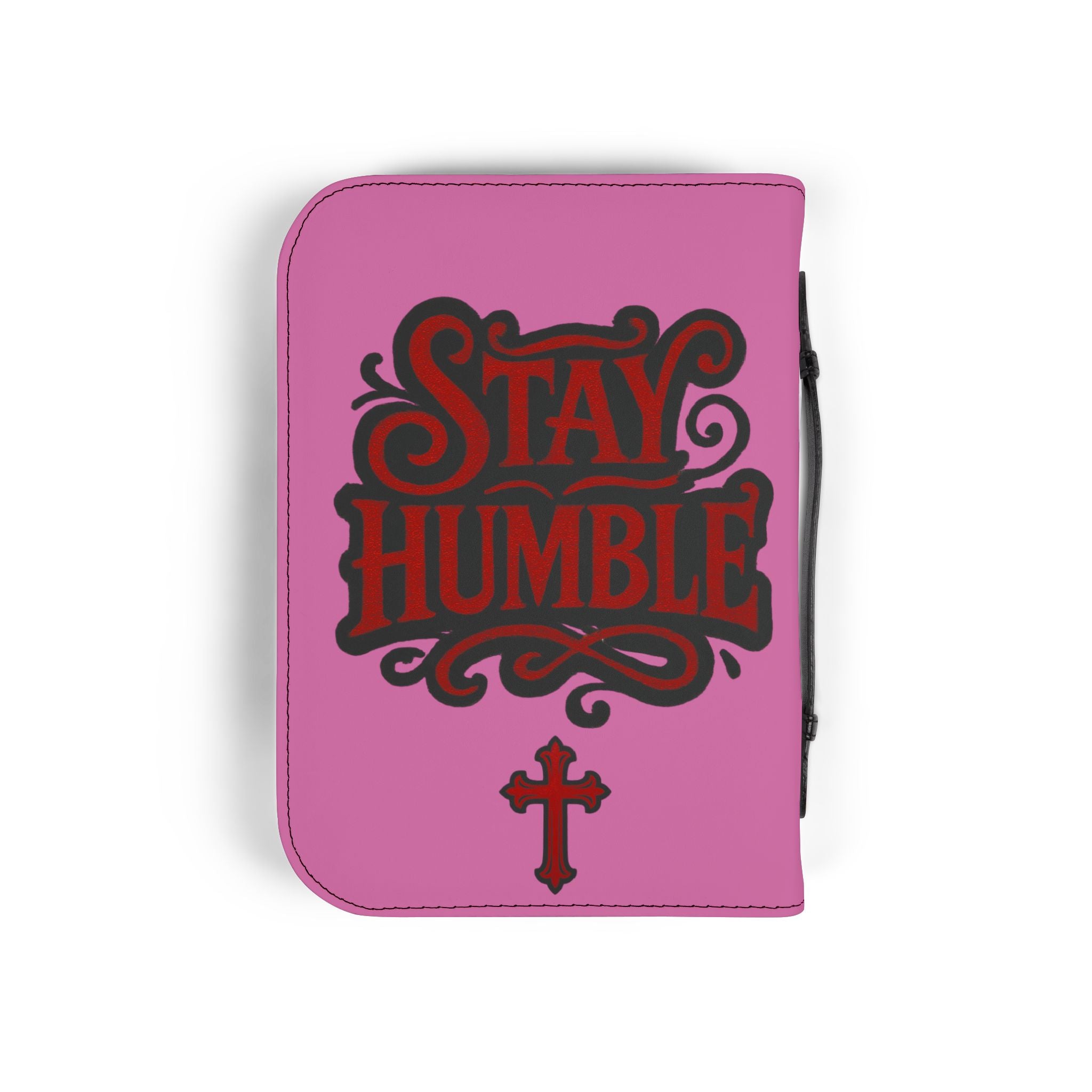 STAY HUMBLE Bible Cover - Pink