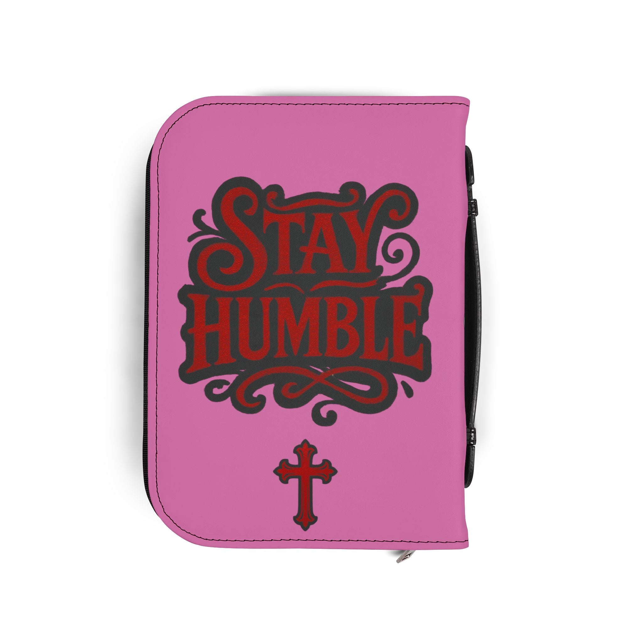 STAY HUMBLE Bible Cover - Pink
