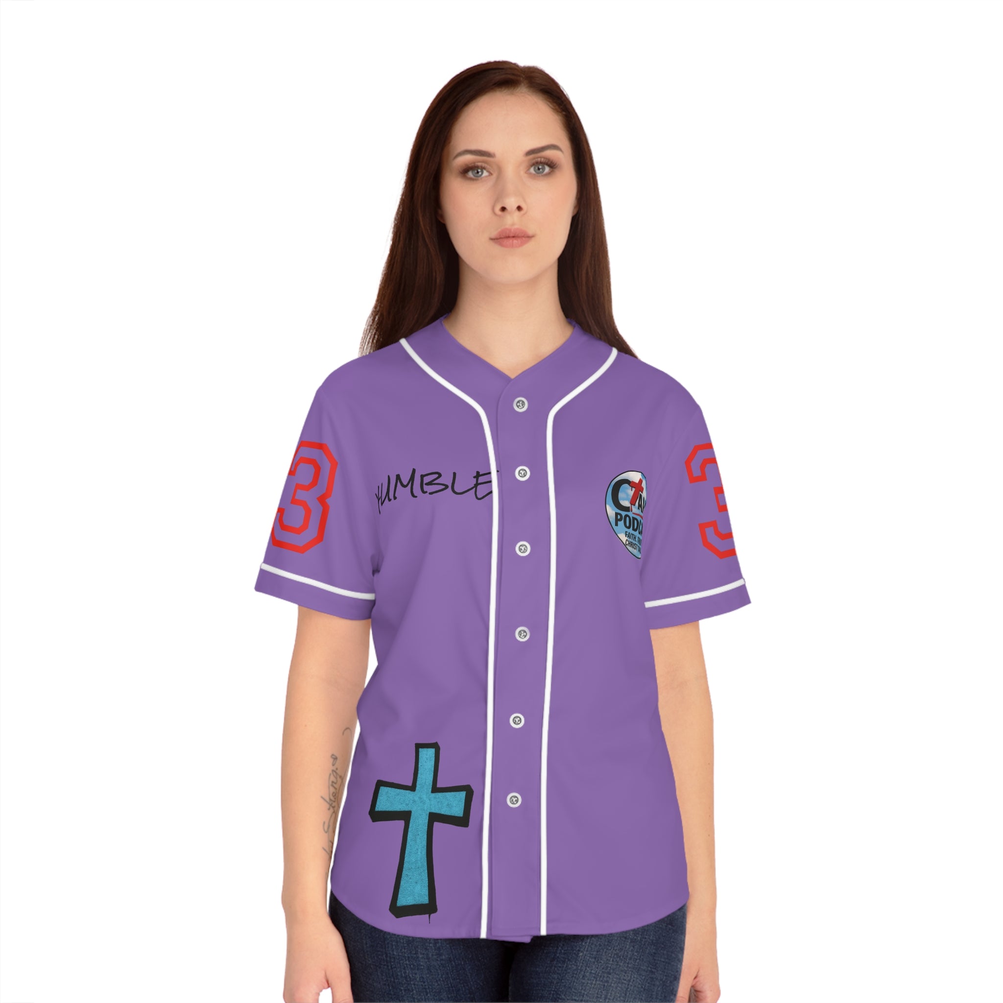 BLUE Team Jesus Women's Jersey