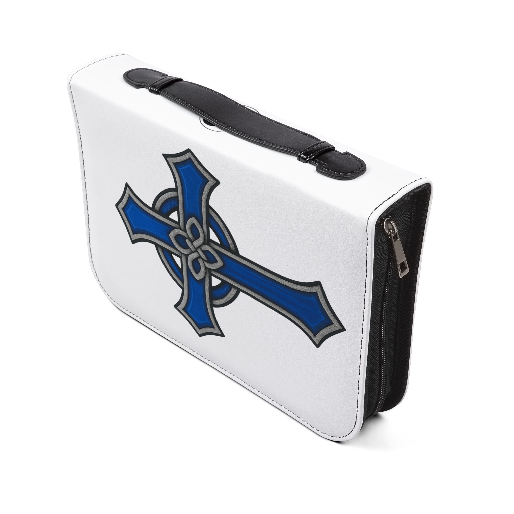 "I'm Going to Let God Fix It Because If I Fix It I'm Going to Jail" Bible Cover - White