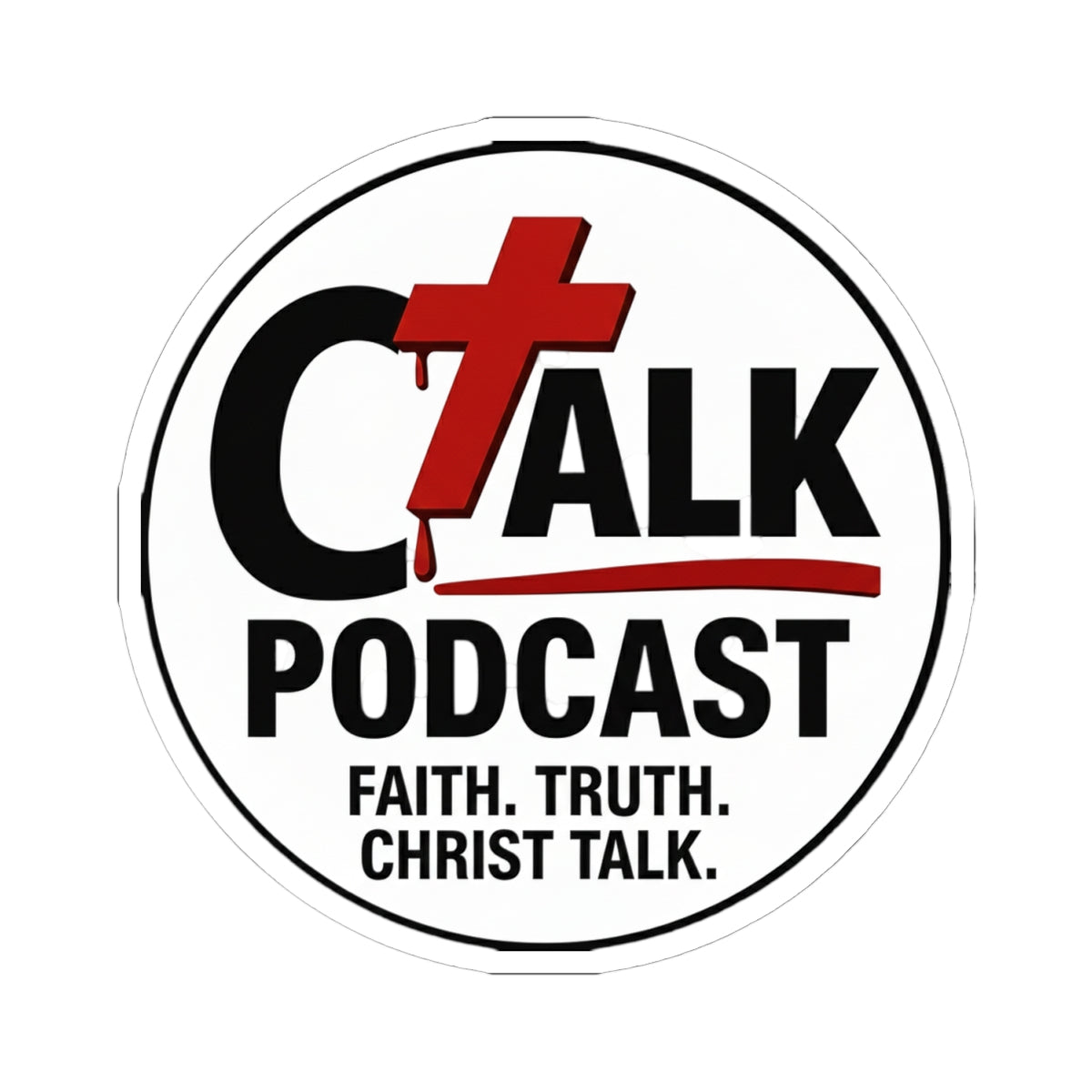 CHRIST TALK Logo Sticker