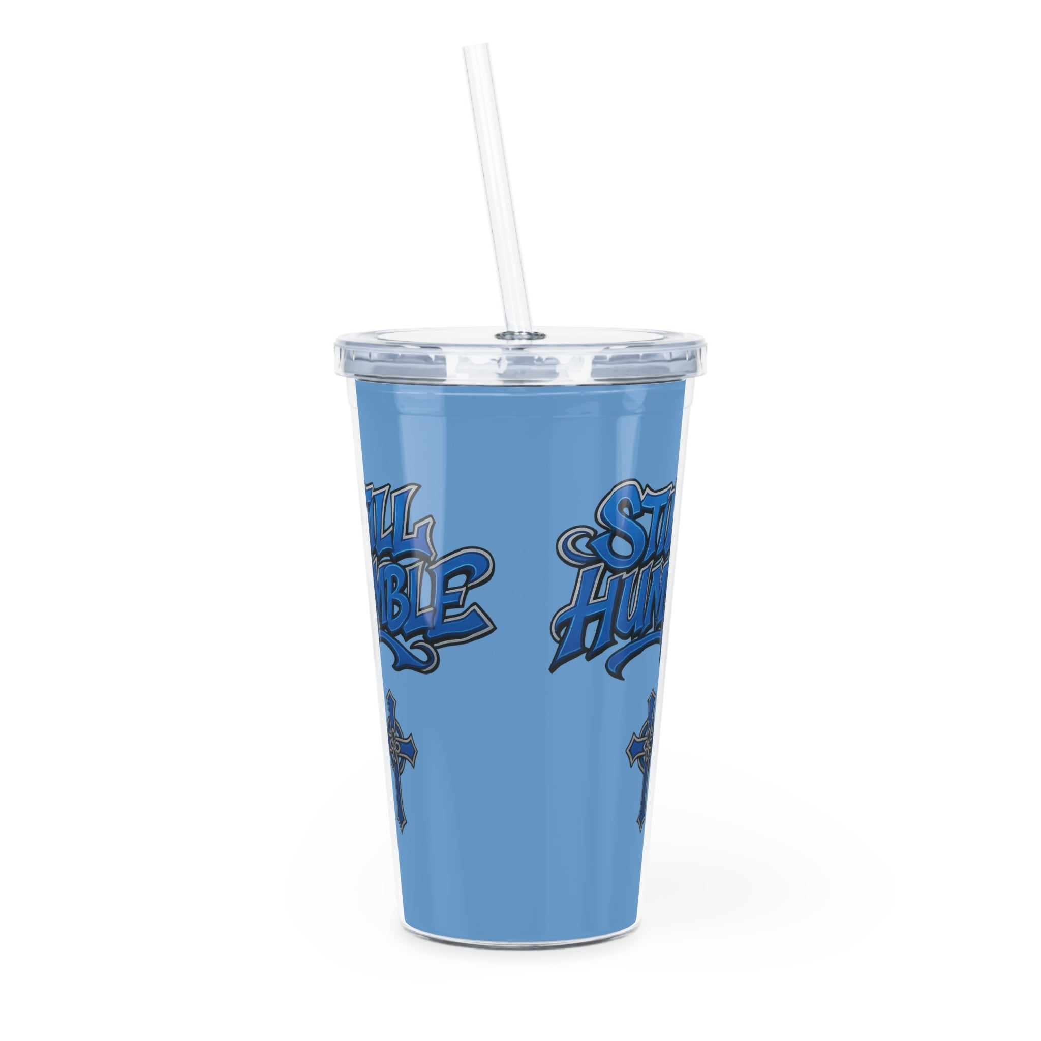 Still Humble Plastic Tumbler with Straw