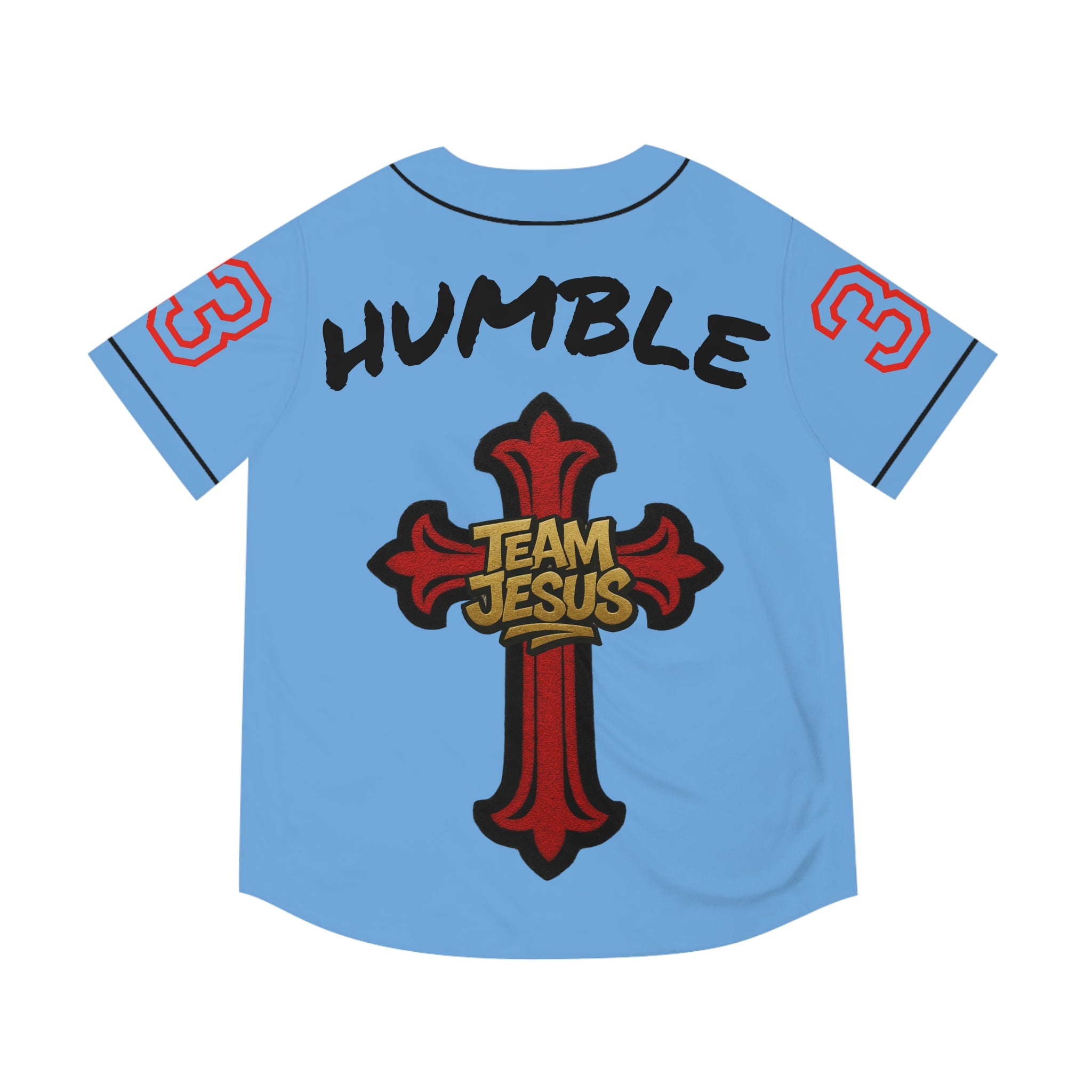 RED Team Jesus Baseball Jersey