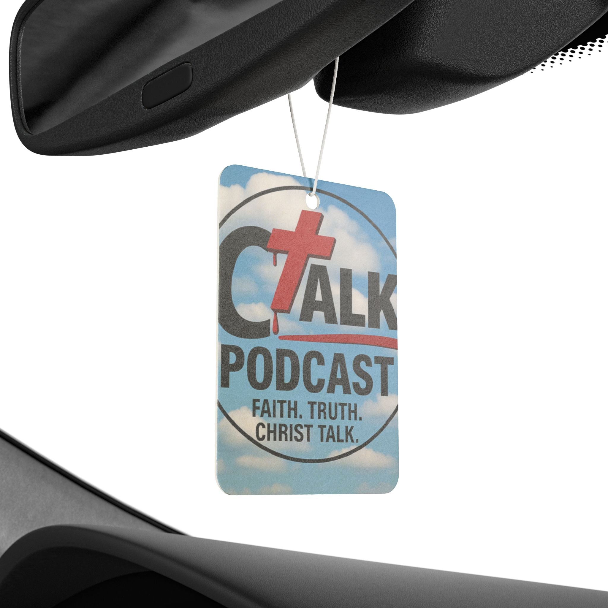 CHRIST TALK Podcast: Faith. Truth. Christ Talk. Car Air Freshener