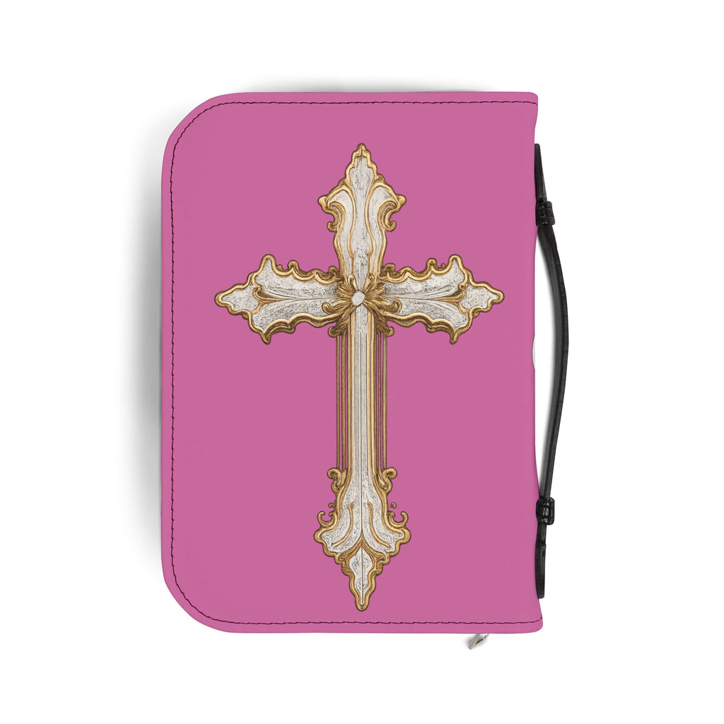"I'm Going to Let God Fix It Because If I Fix It I'm Going to Jail" Bible Cover - Pink